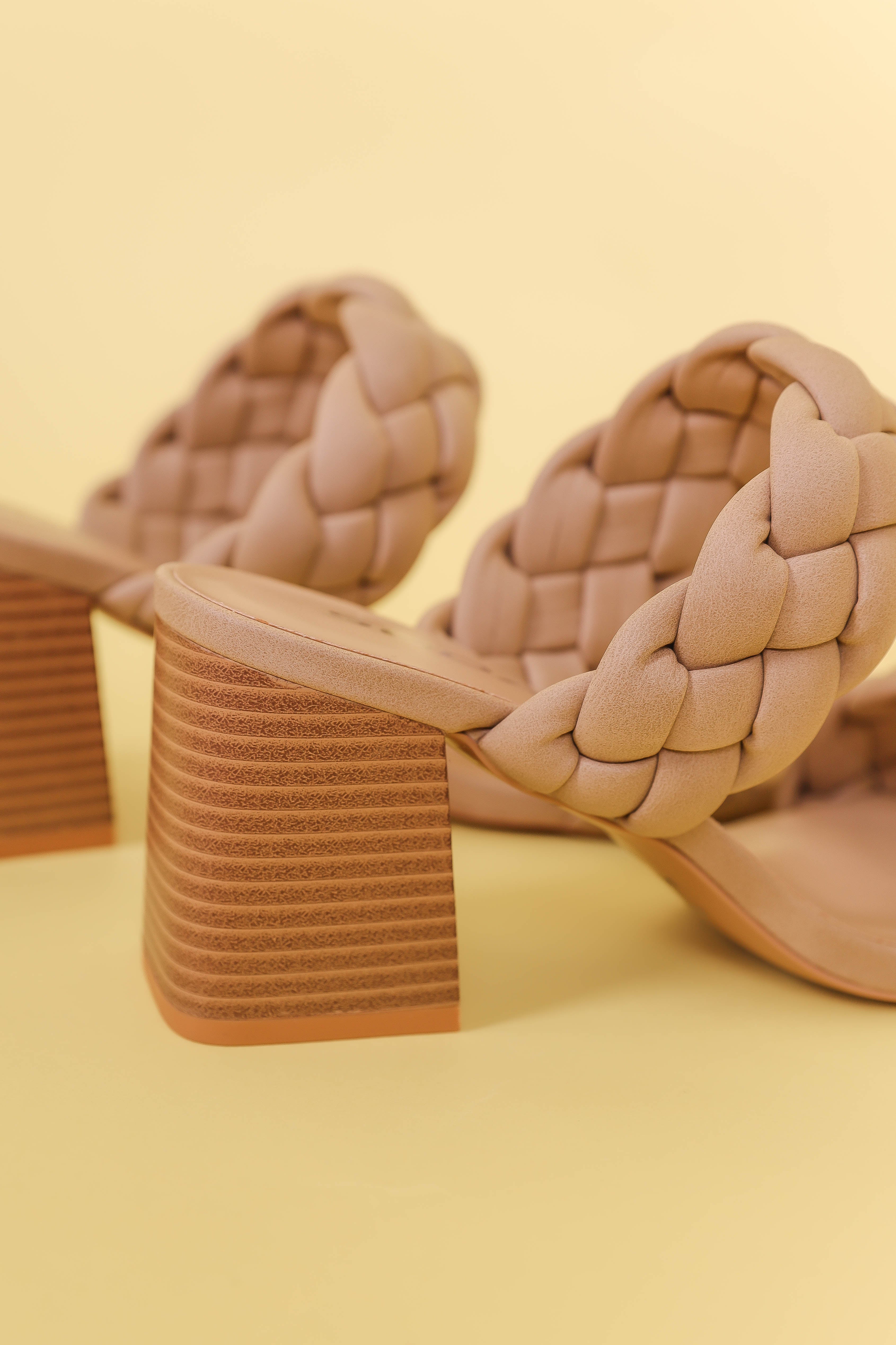 FINAL SALE: Paige Braided Block Heels