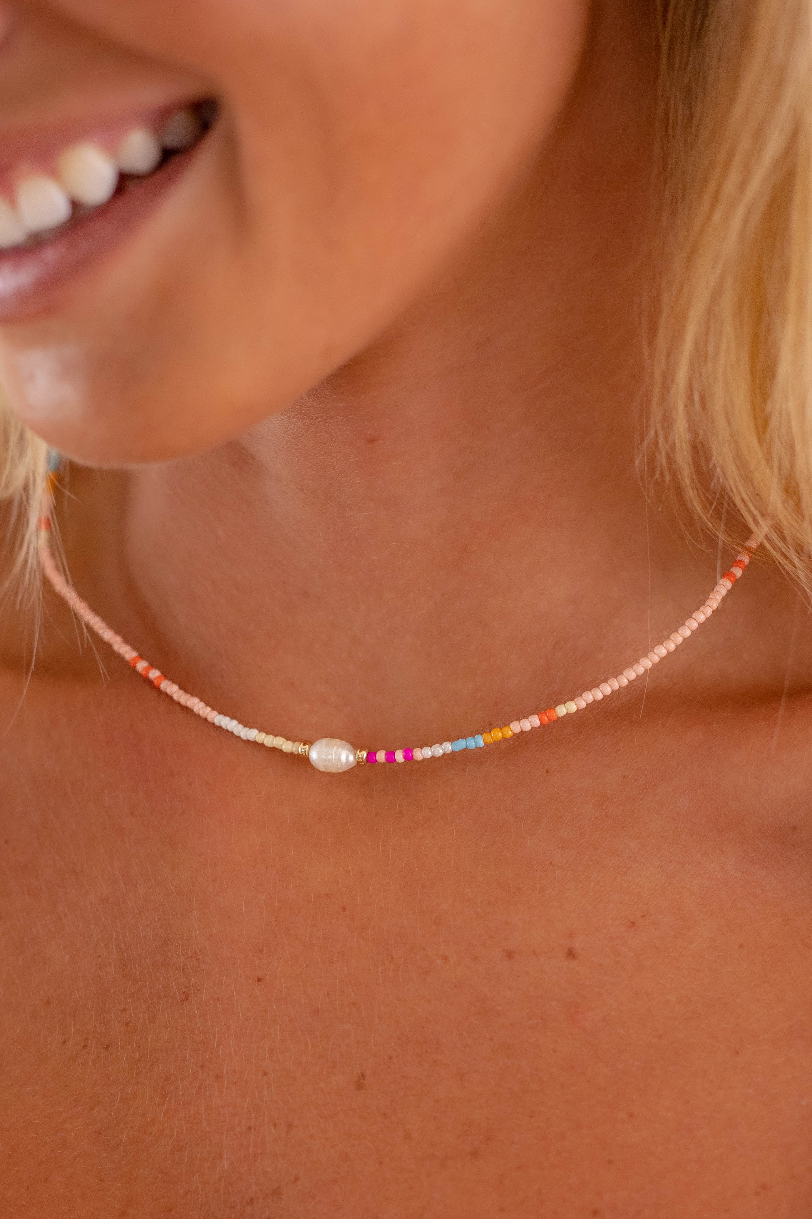 FINAL SALE: Balcony Views Necklace-Pink