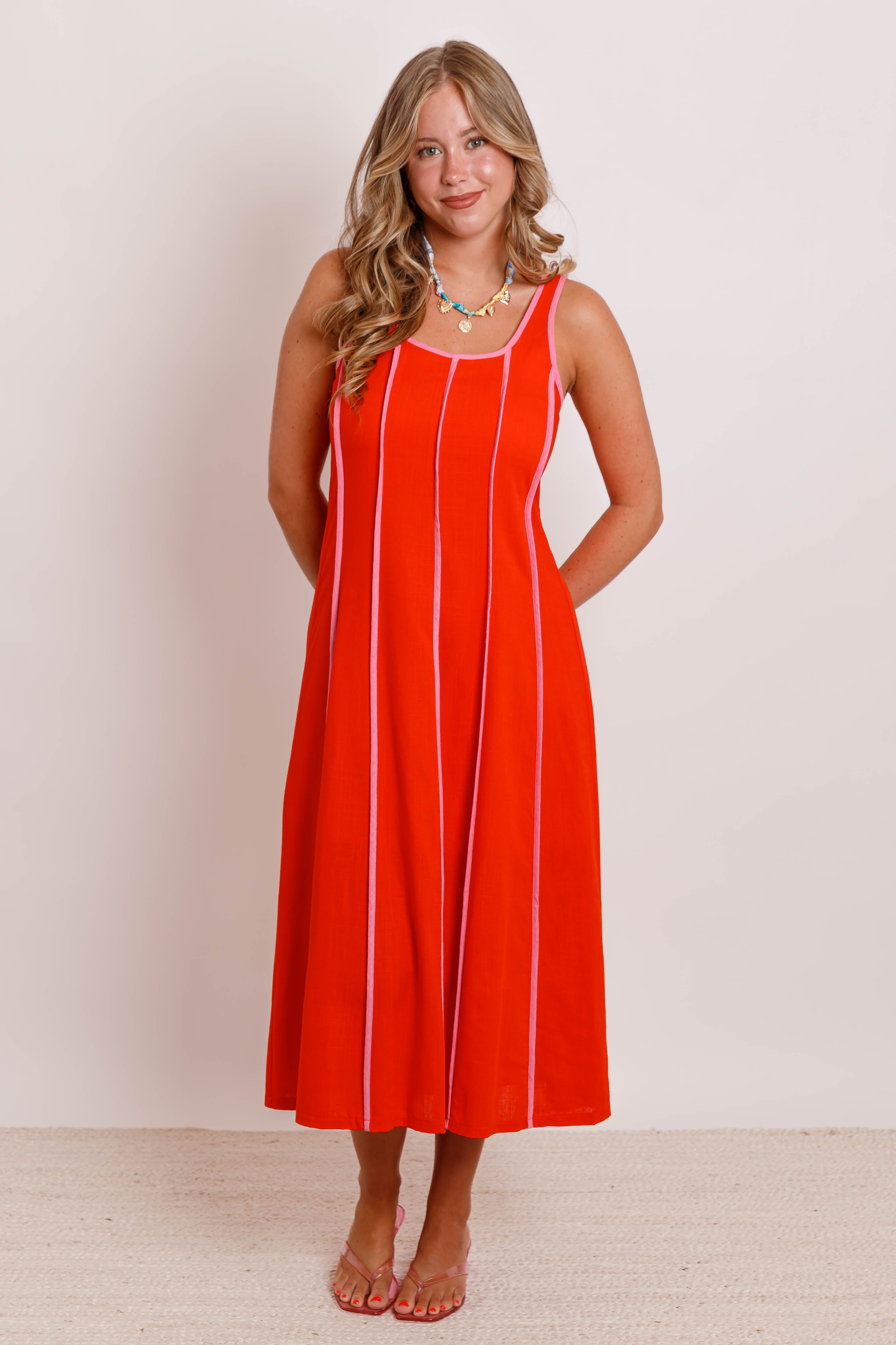 Drinks On The Cruise Midi Dress