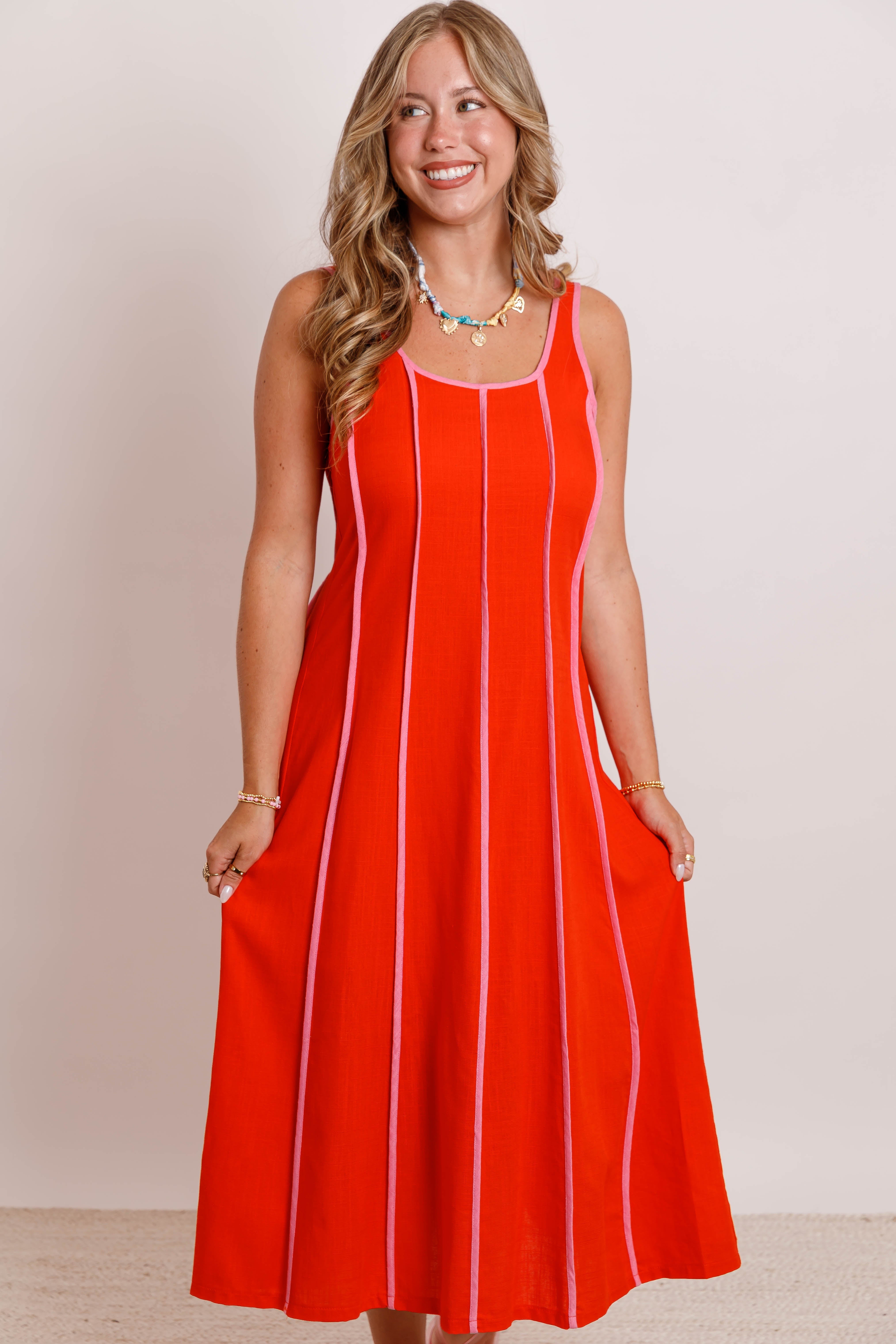 Drinks On The Cruise Midi Dress