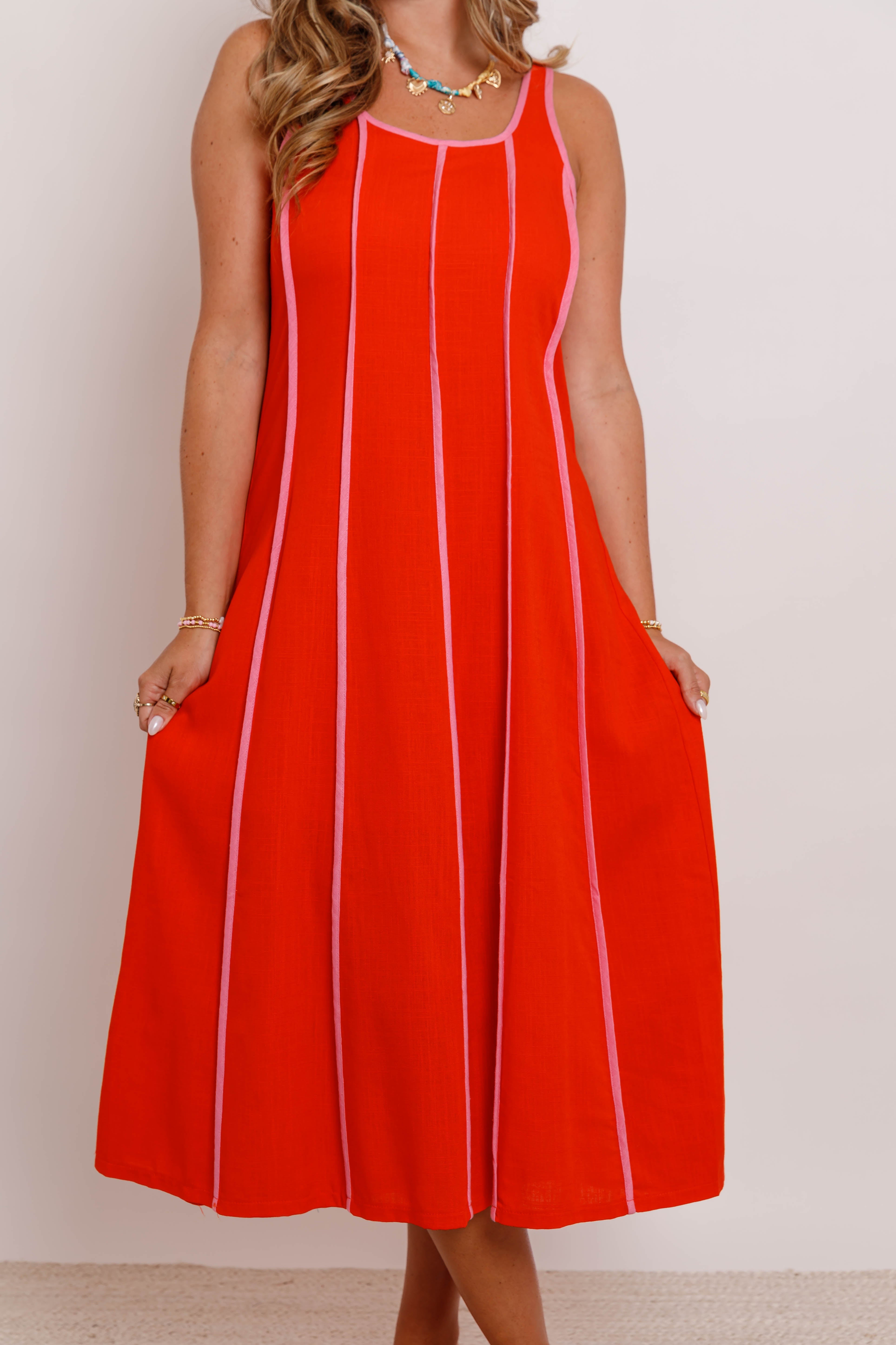 Drinks On The Cruise Midi Dress