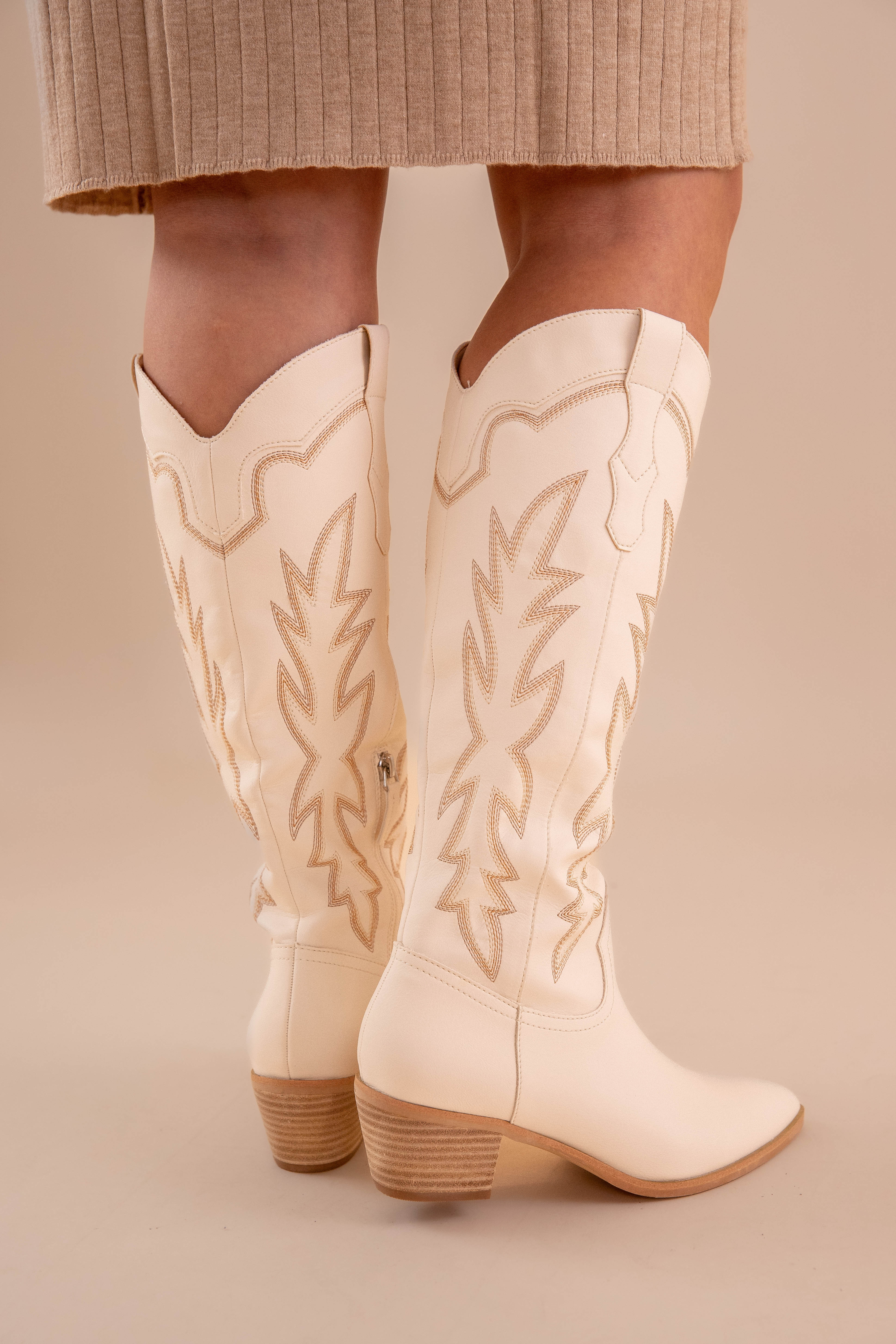 Samantha Tall Western Boots