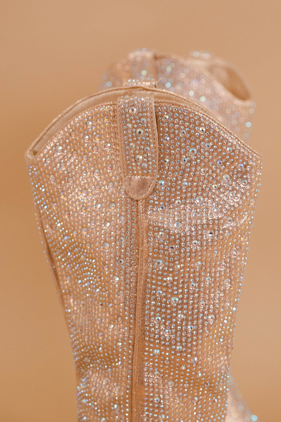 RESTOCK: Kyle Rhinestone Western Boots-Champagne