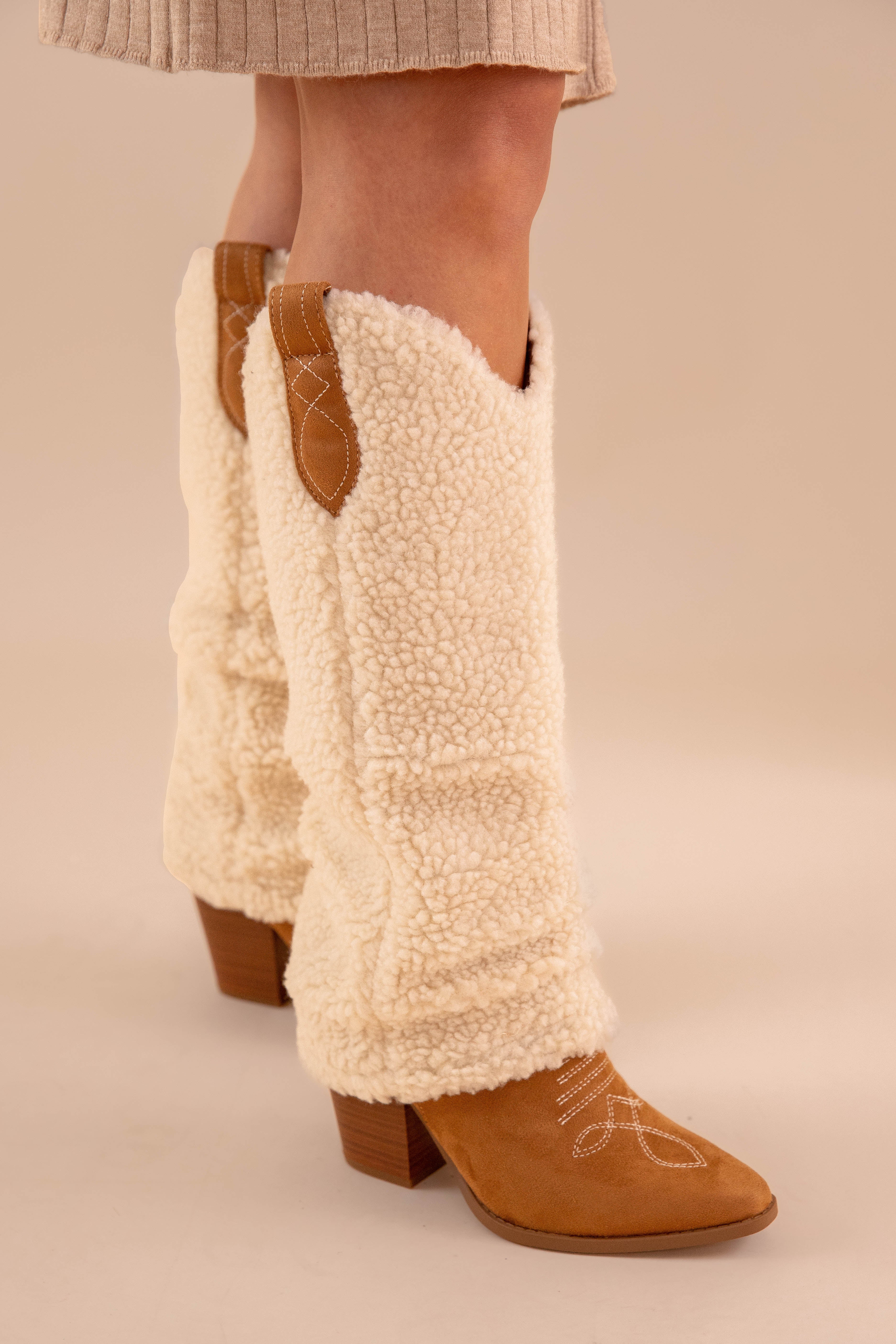RESTOCK: Laura Sherpa Western Boots