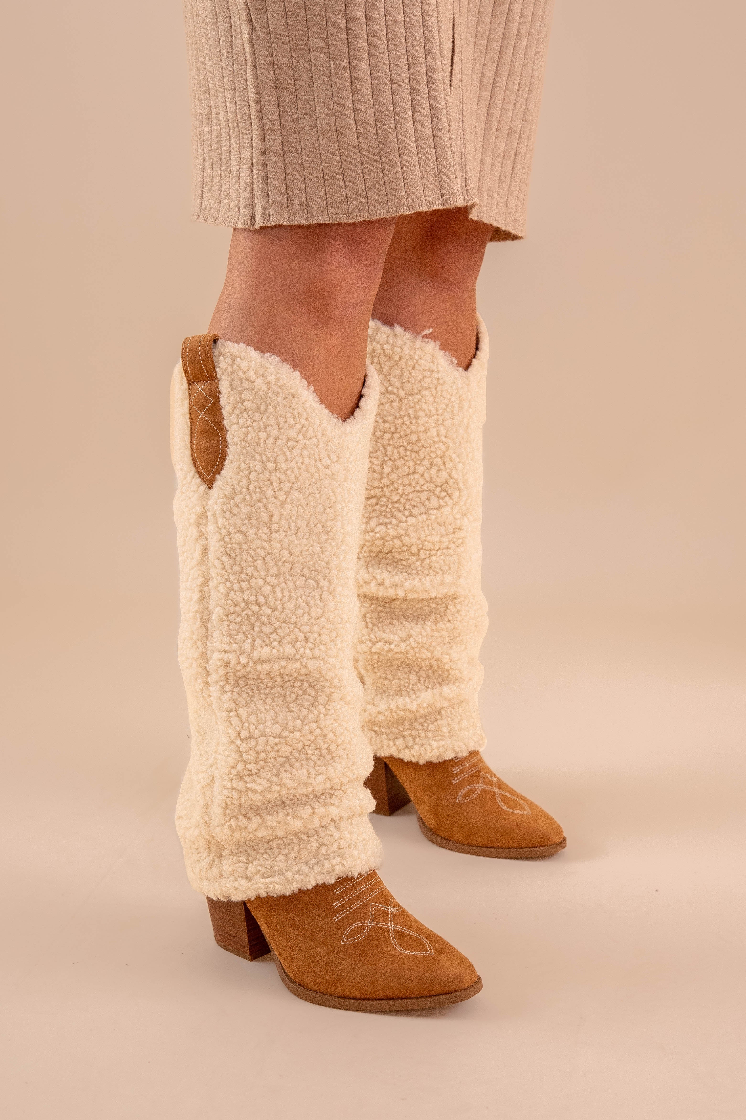 RESTOCK: Laura Sherpa Western Boots