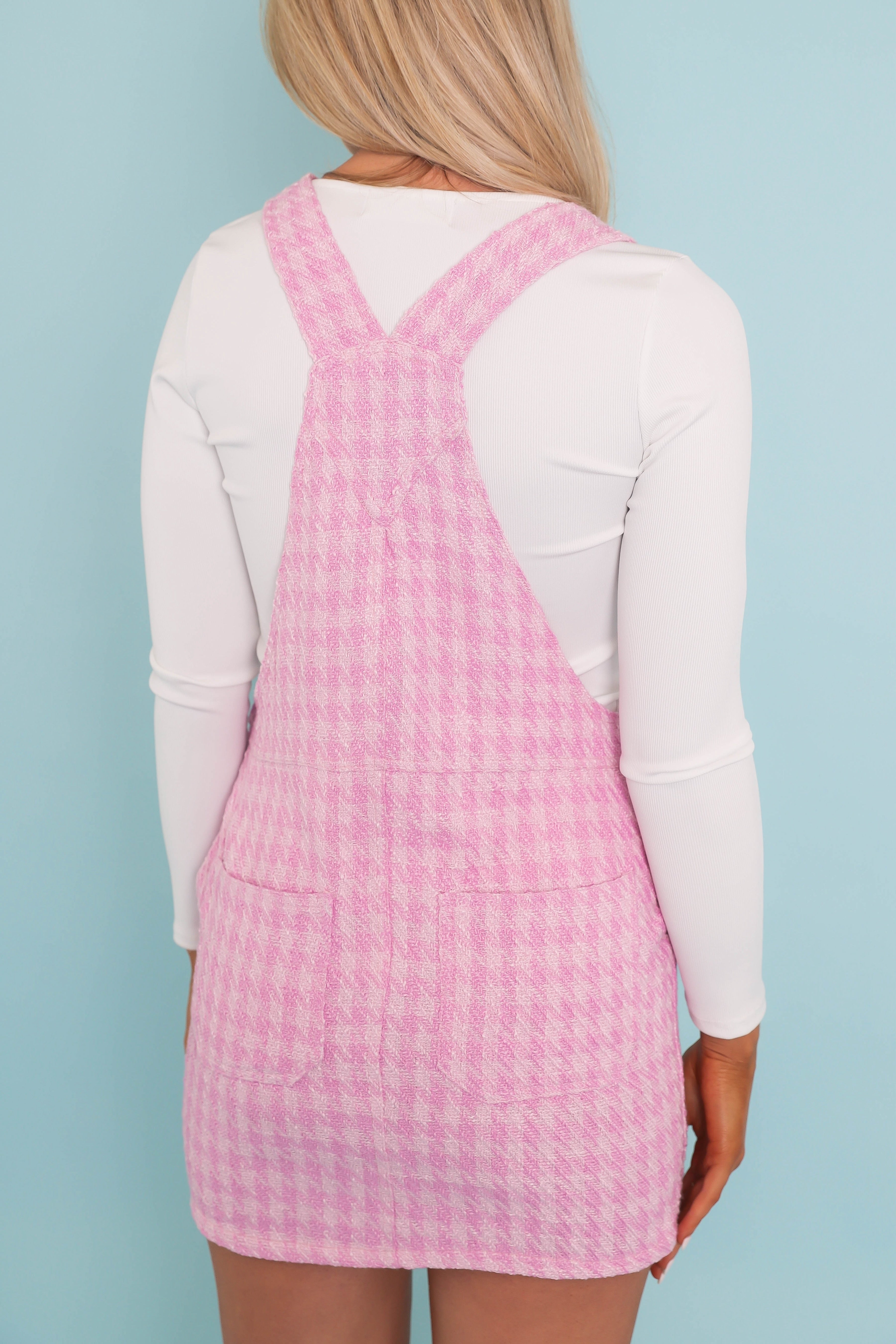 RESTOCK: Better Believe It Overall Mini Dress