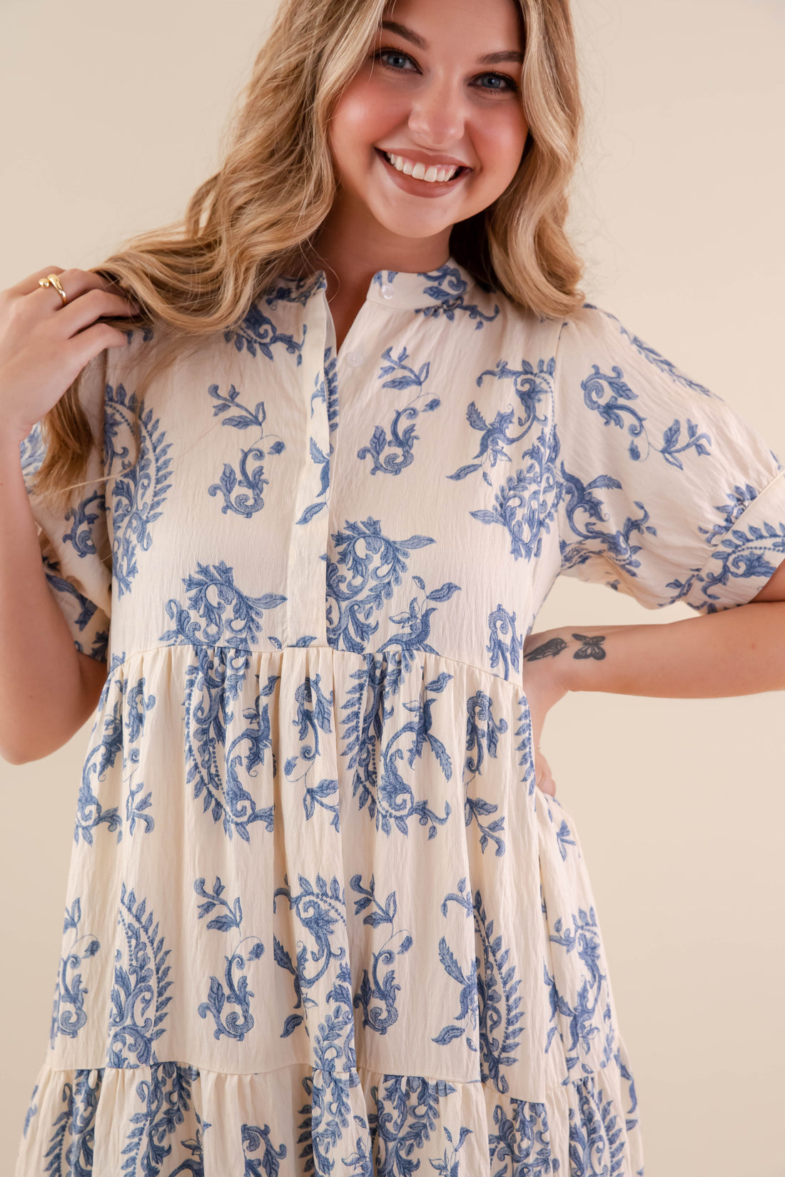 RESTOCK: Waves Of Life Midi Dress