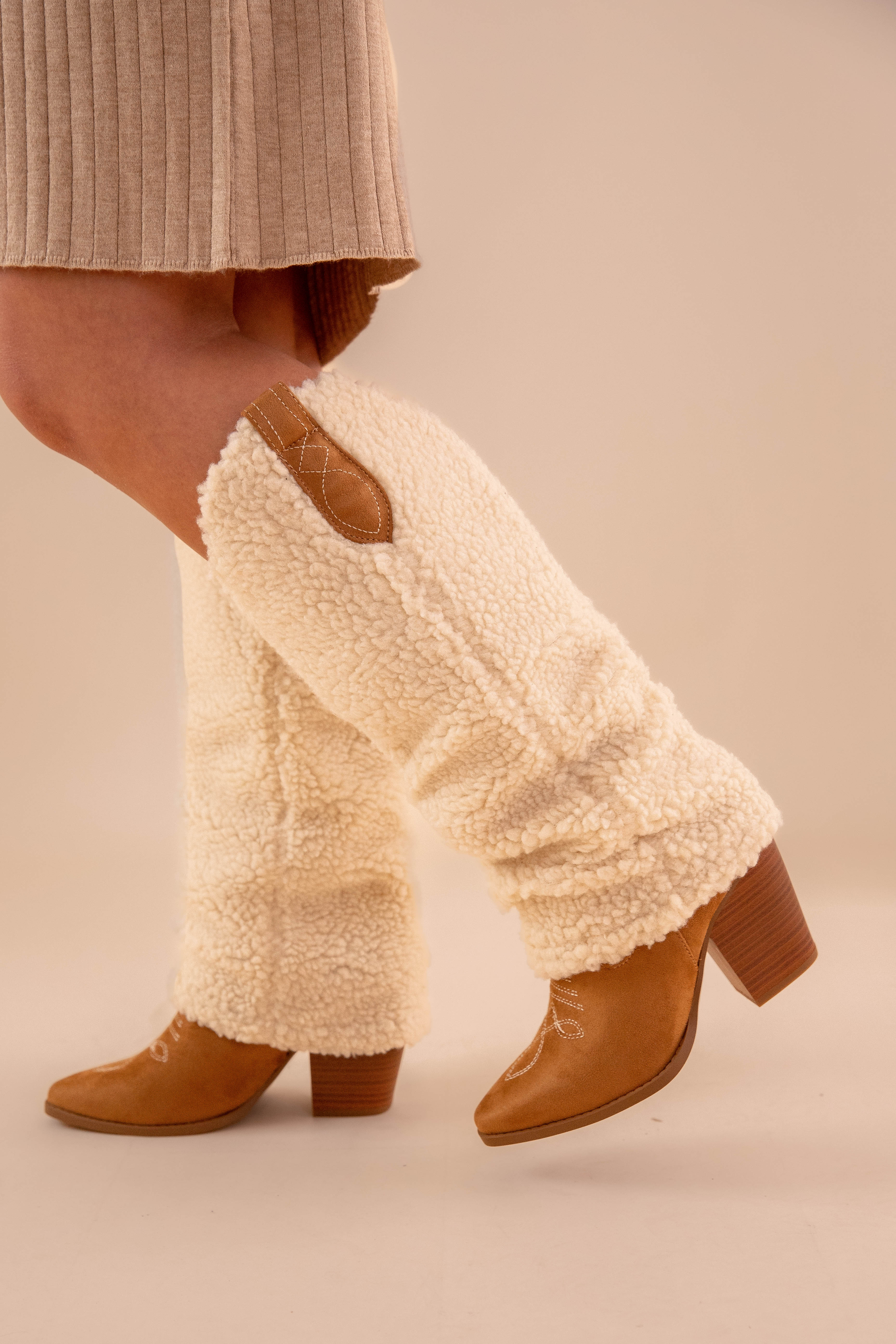 RESTOCK: Laura Sherpa Western Boots