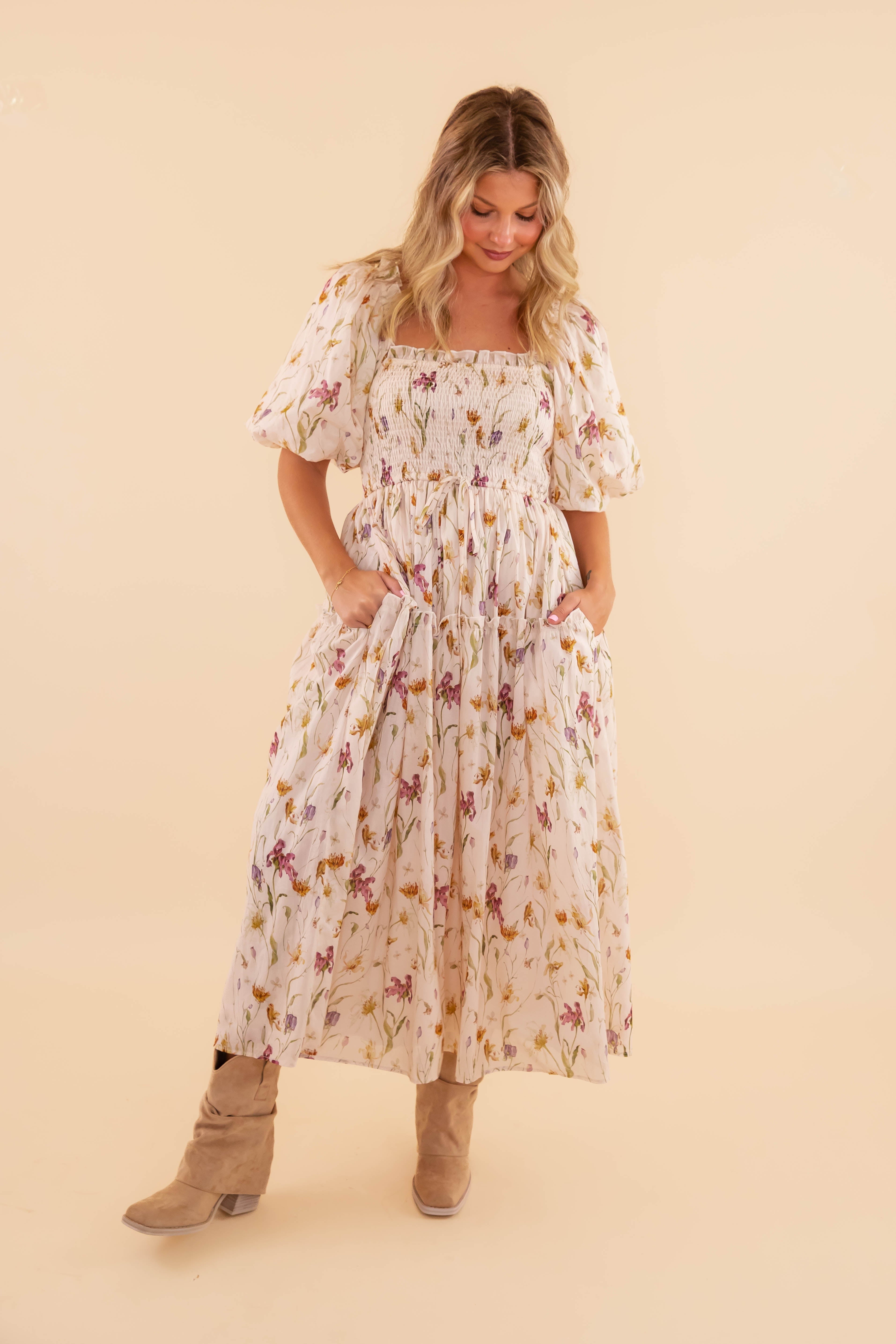 A Gentle Touch Midi Dress