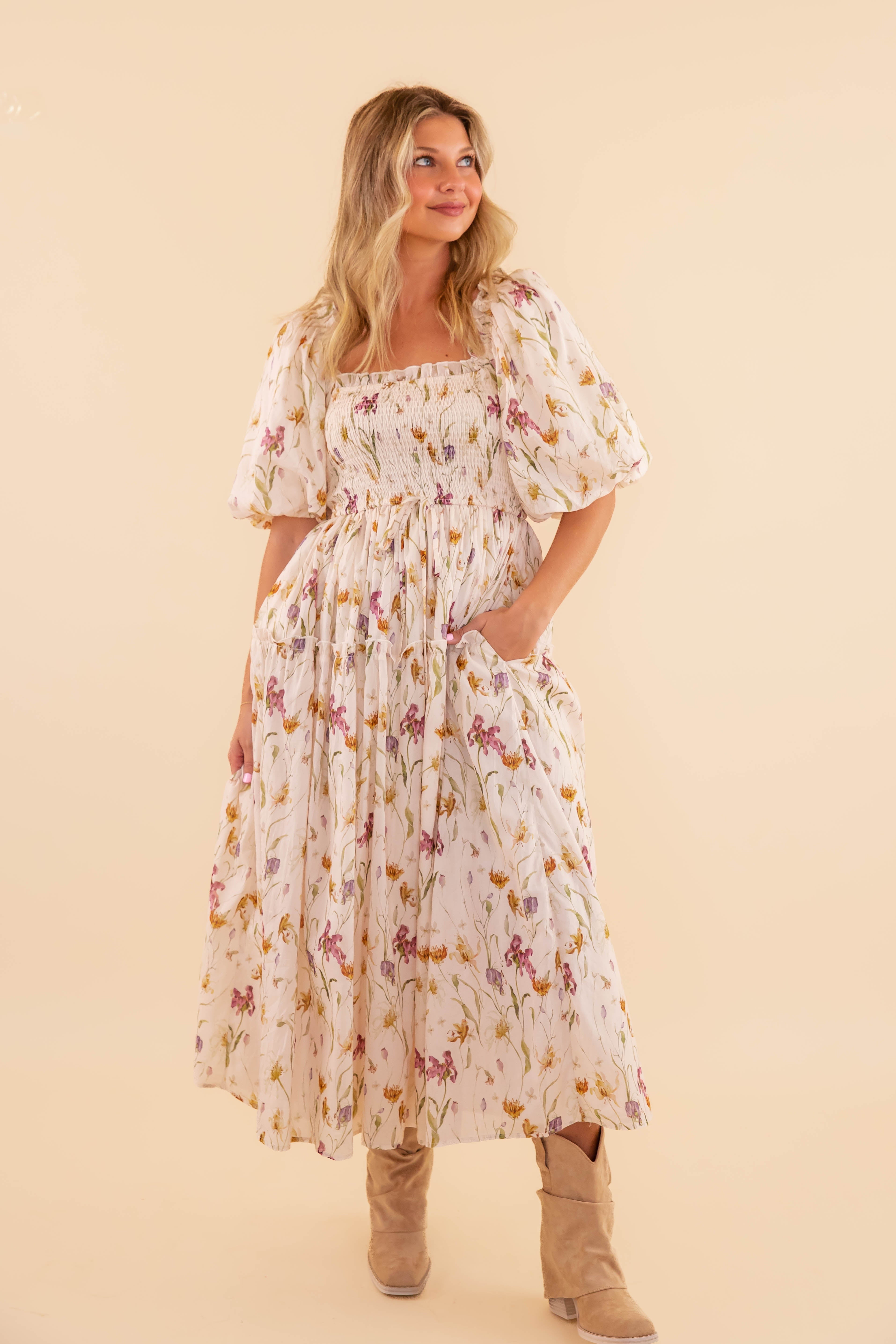 A Gentle Touch Midi Dress