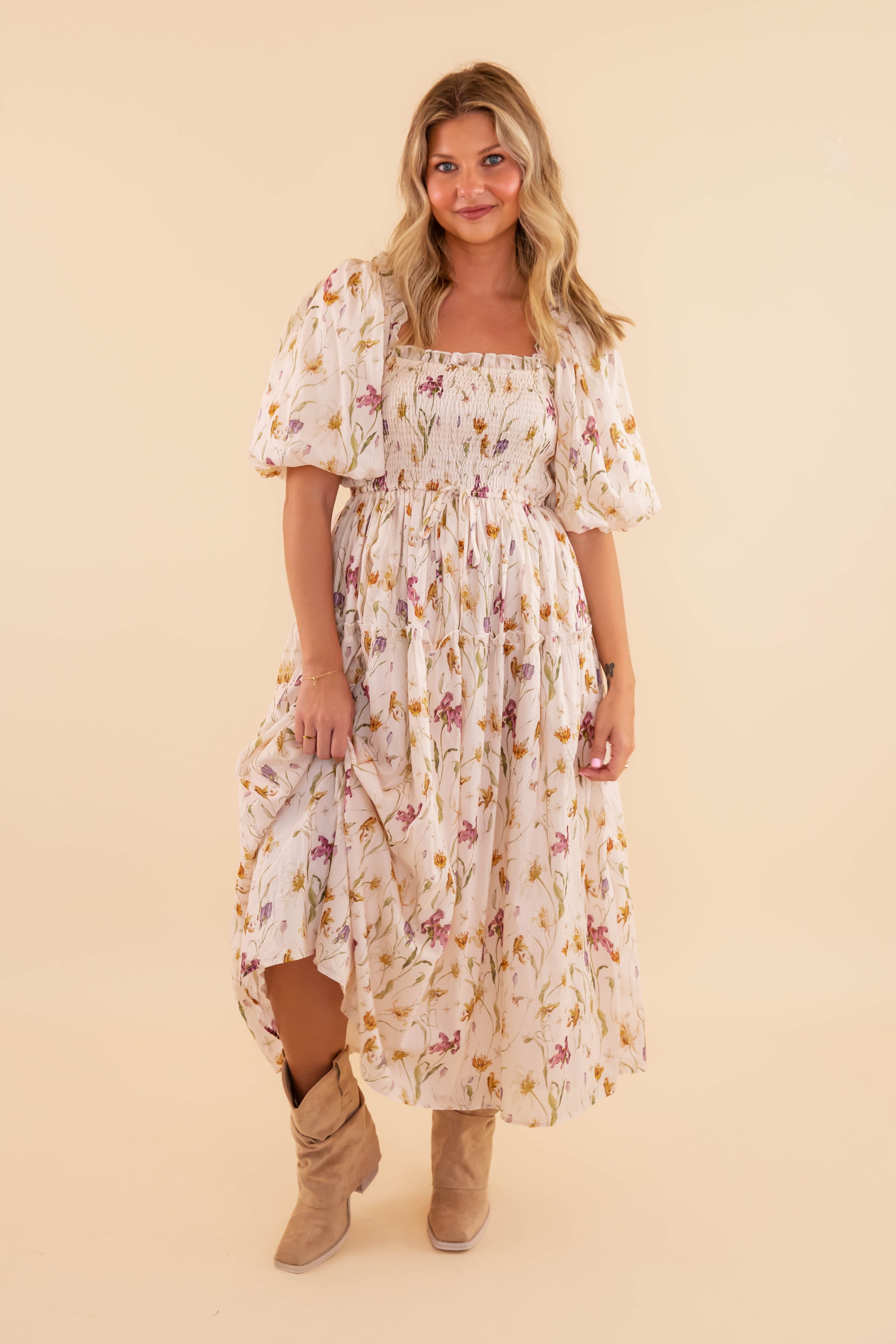 A Gentle Touch Midi Dress