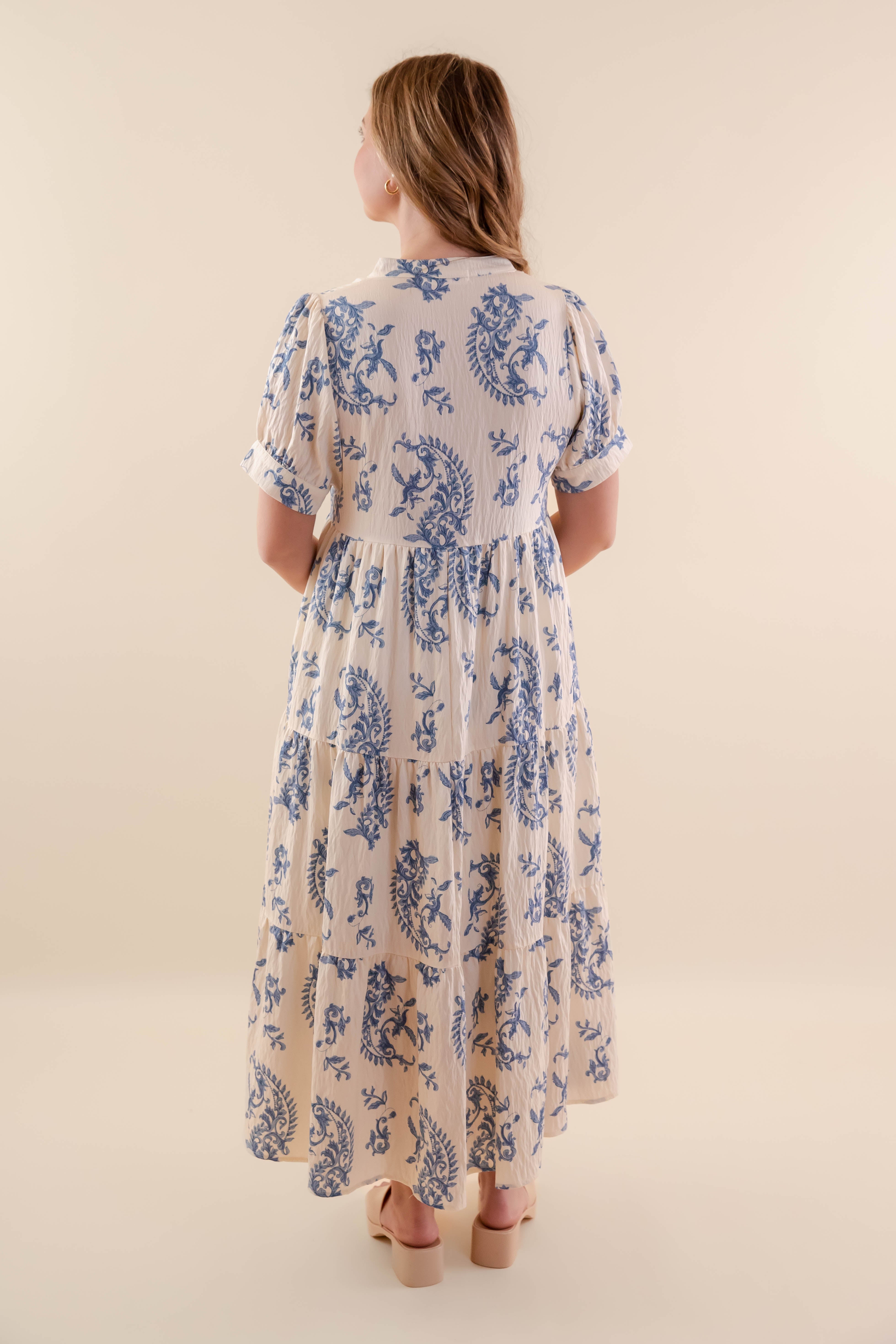 RESTOCK: Waves Of Life Midi Dress