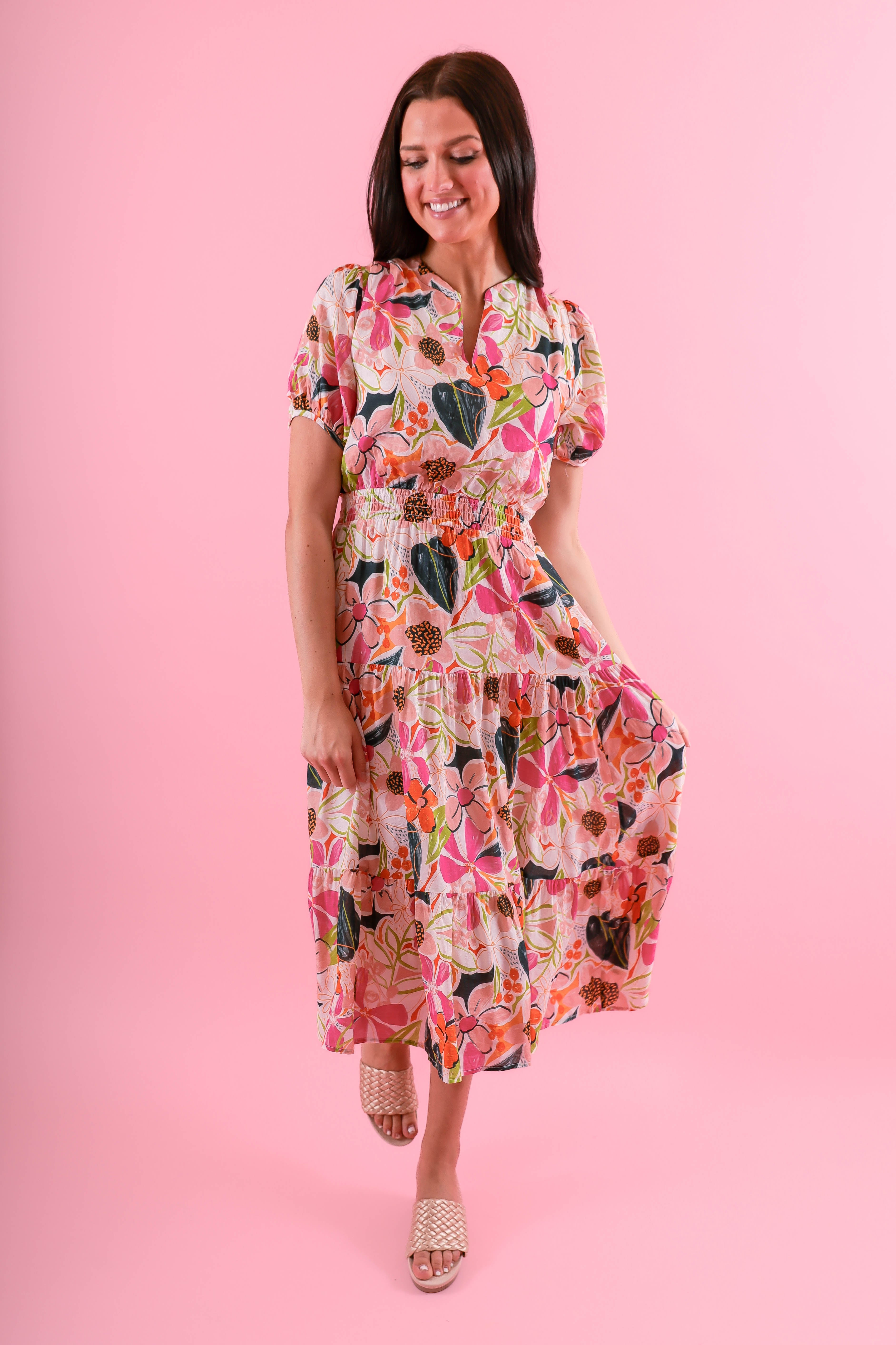 FINAL SALE: Cherish The Memory Midi Dress