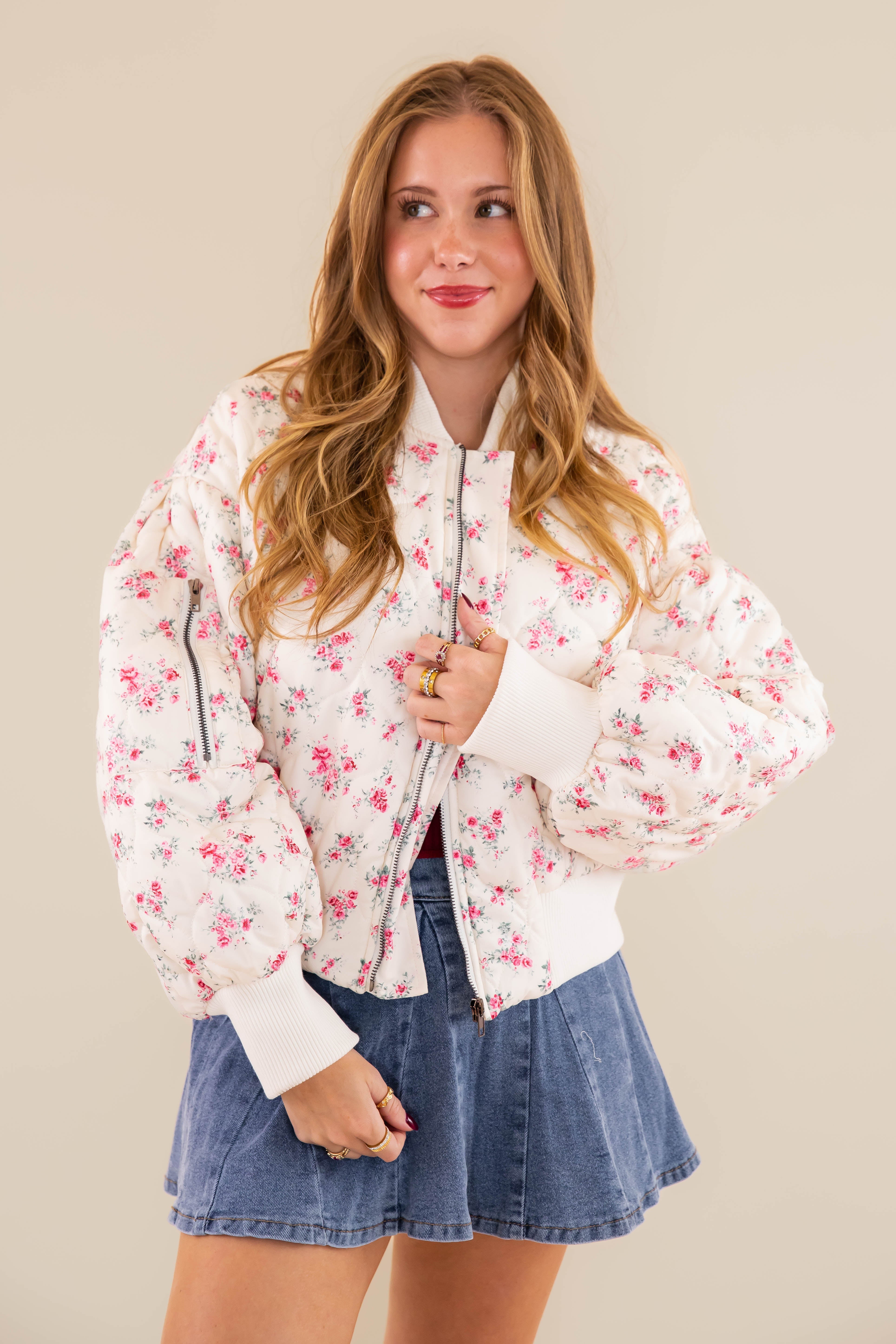 Thoughts of You Quilted Jacket
