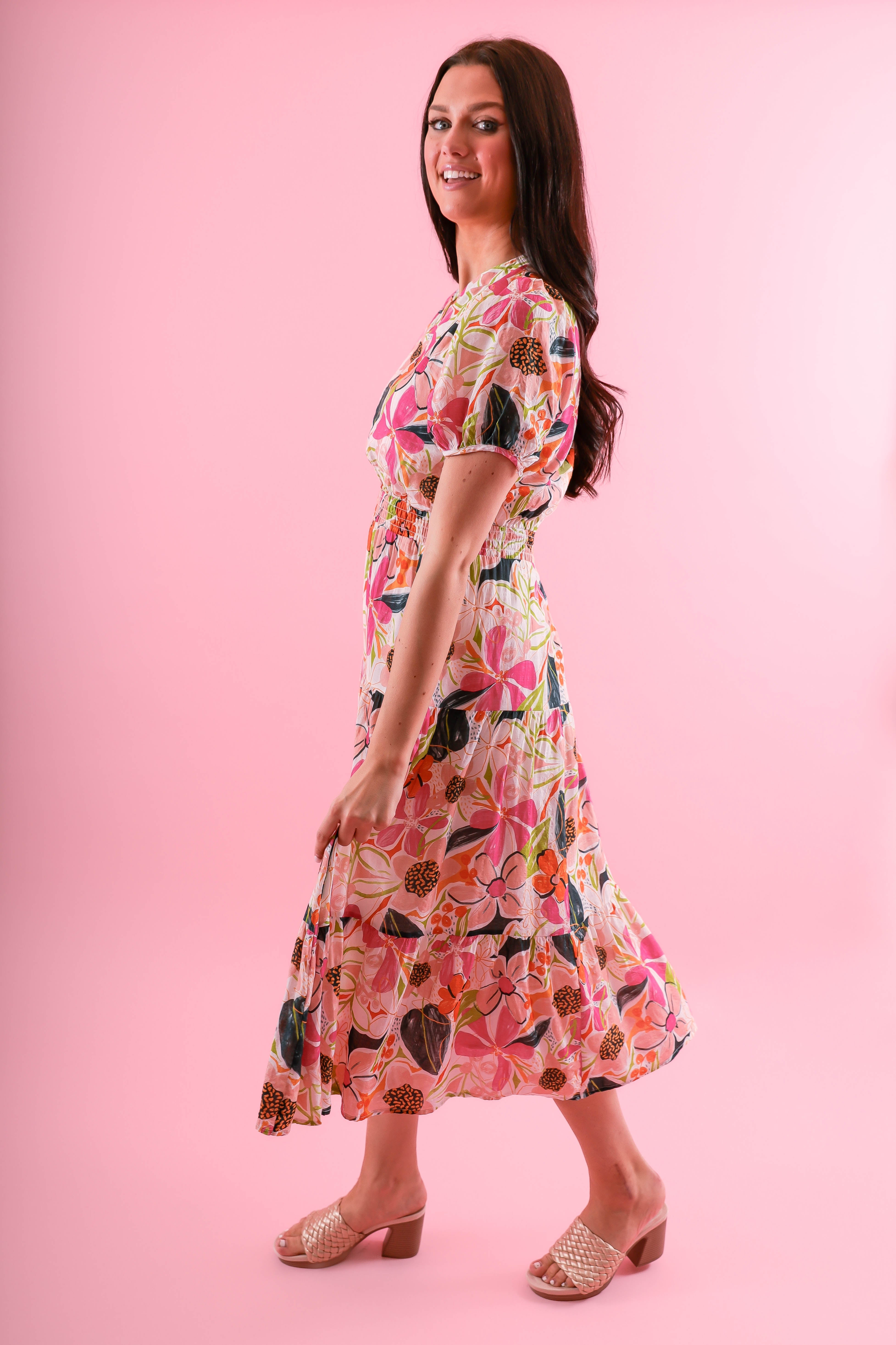 FINAL SALE: Cherish The Memory Midi Dress