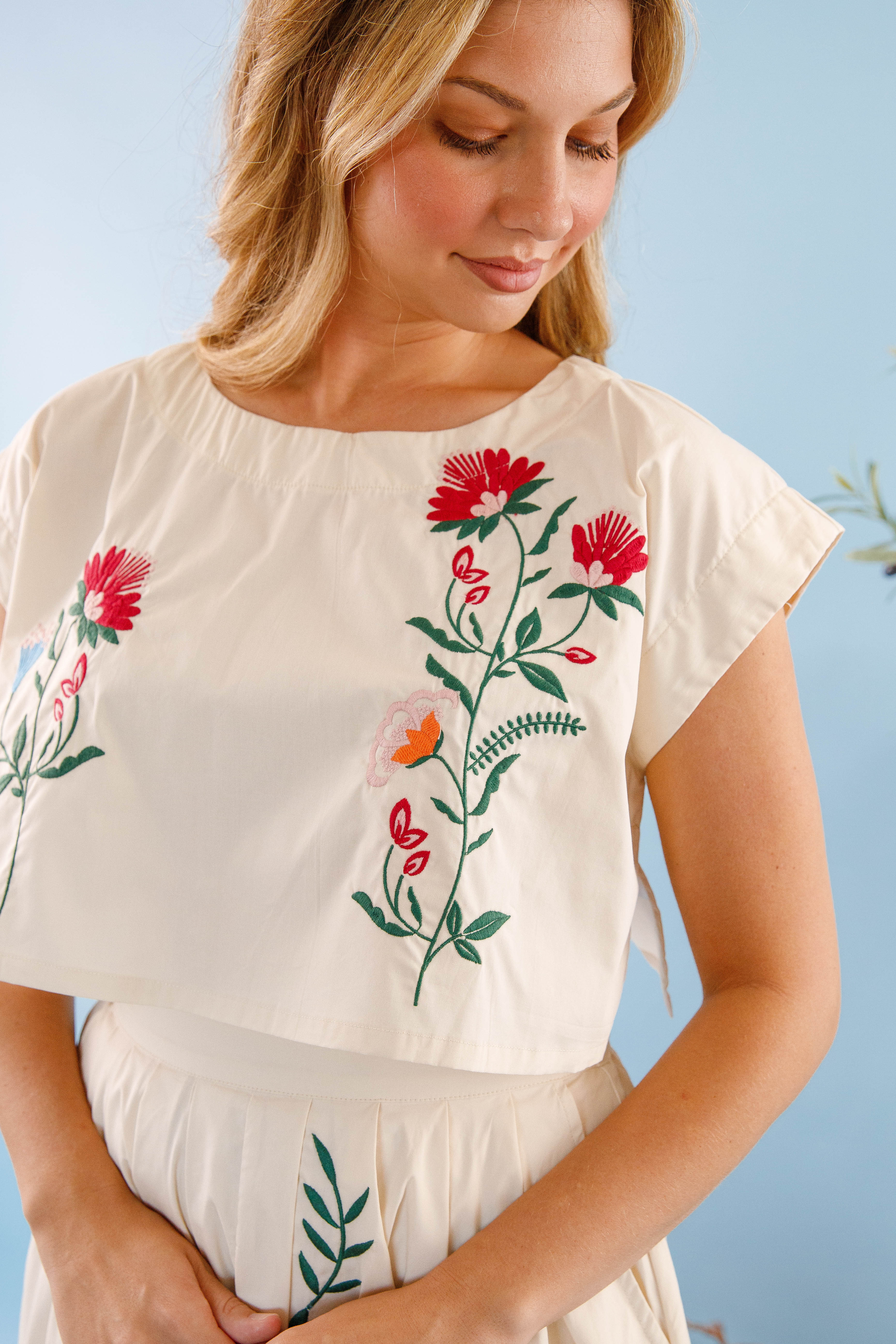 RESTOCK: Finding The Good Crop Top-Tan