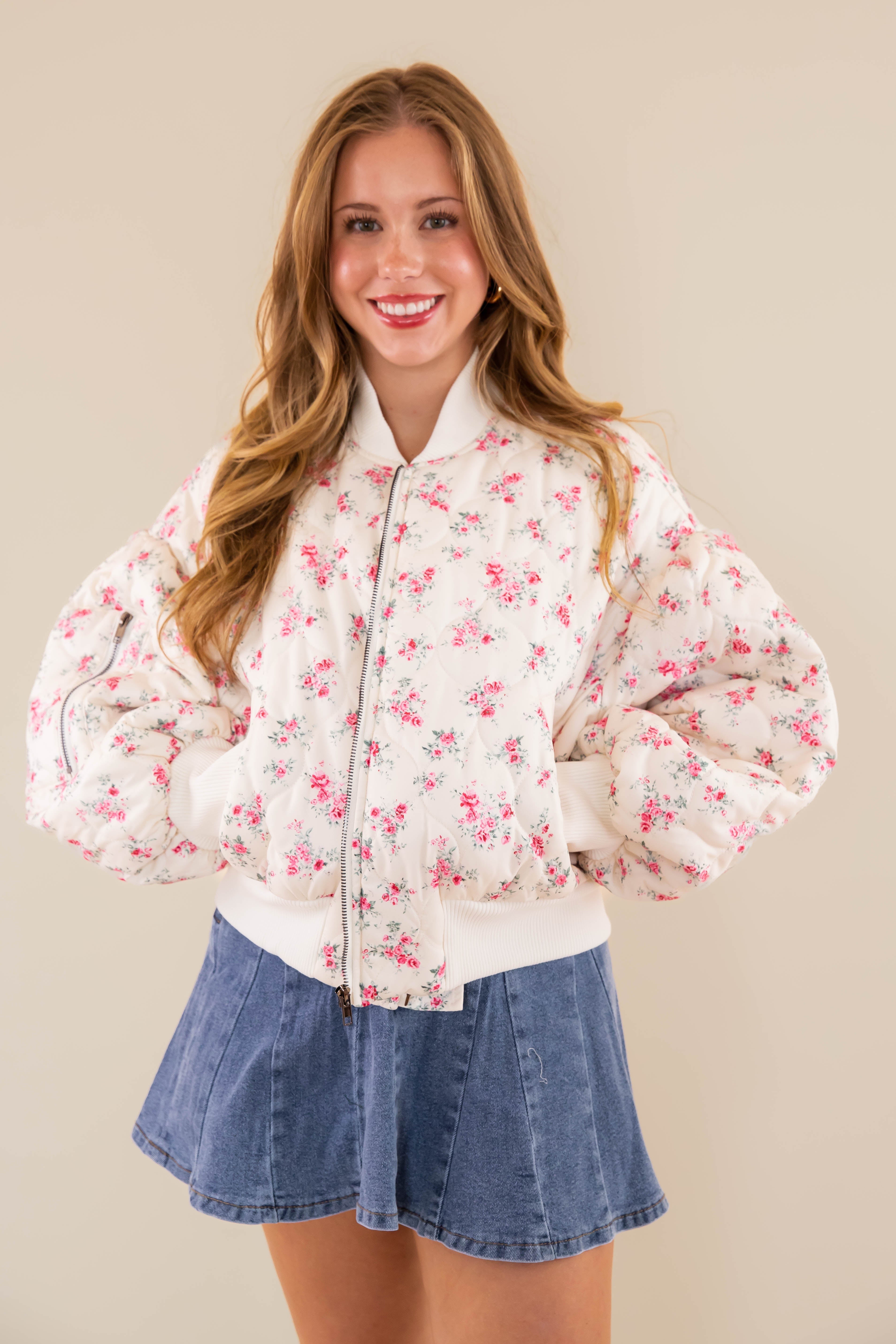 Thoughts of You Quilted Jacket