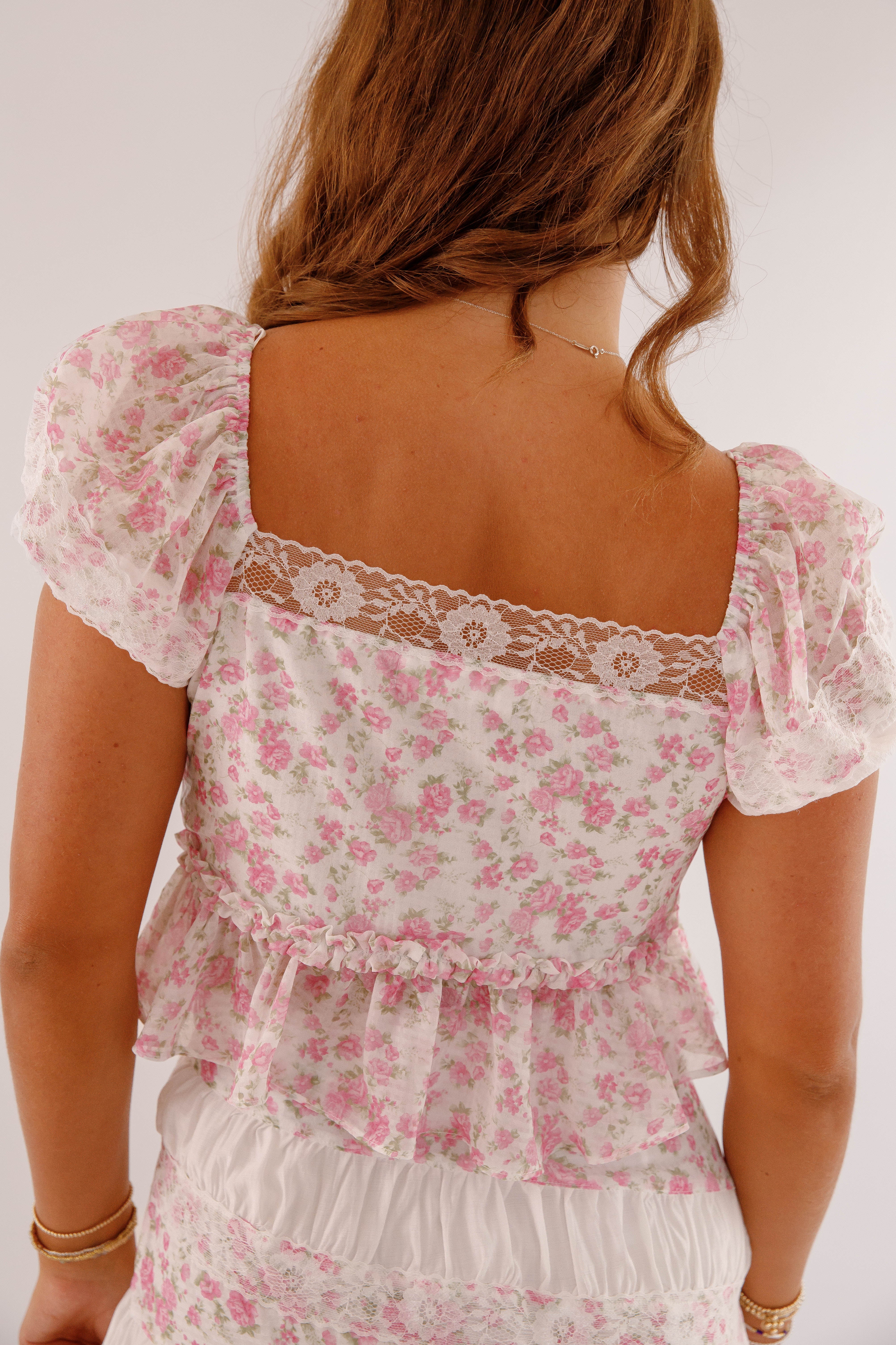 Floral Whispers Crop Top