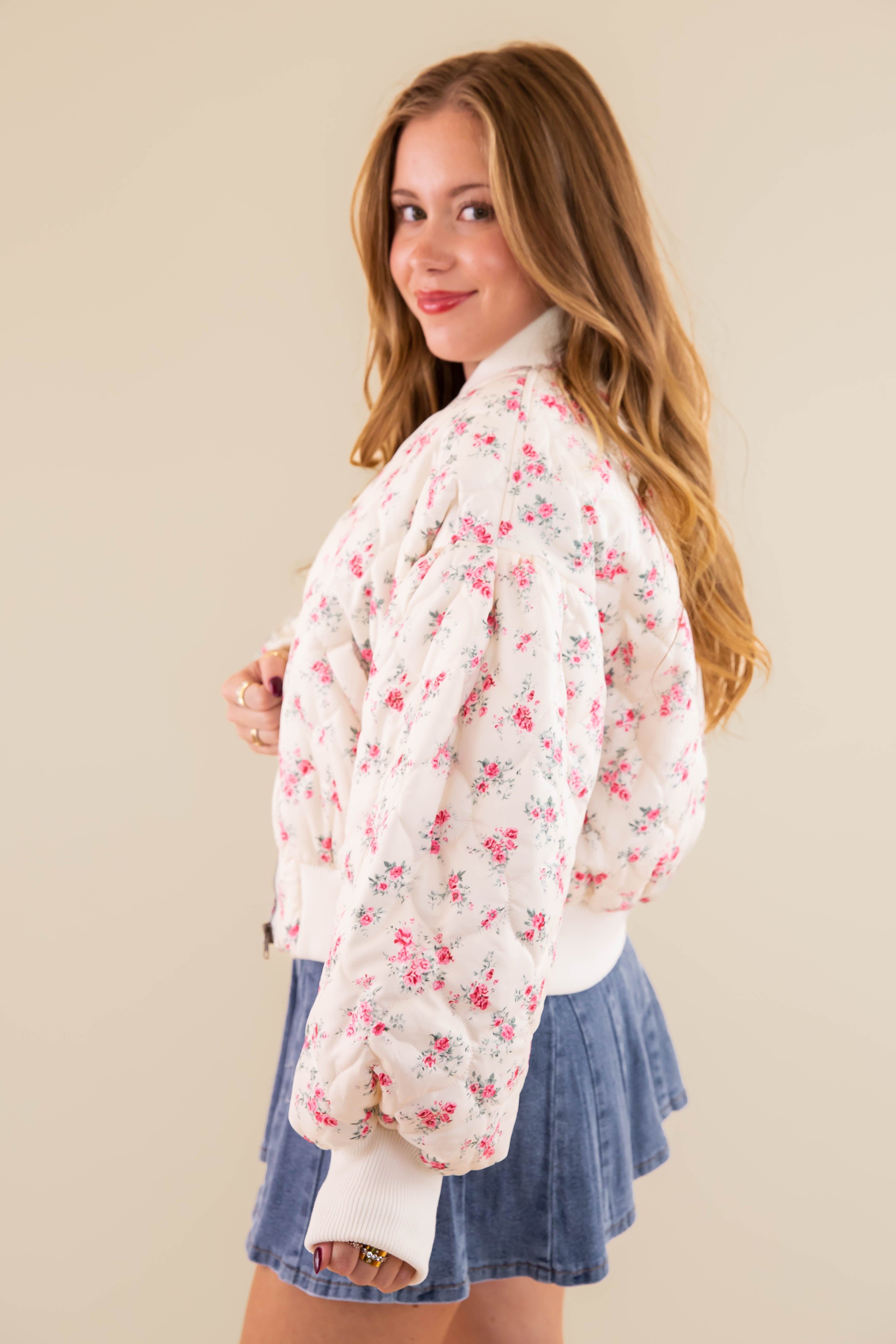 Thoughts of You Quilted Jacket