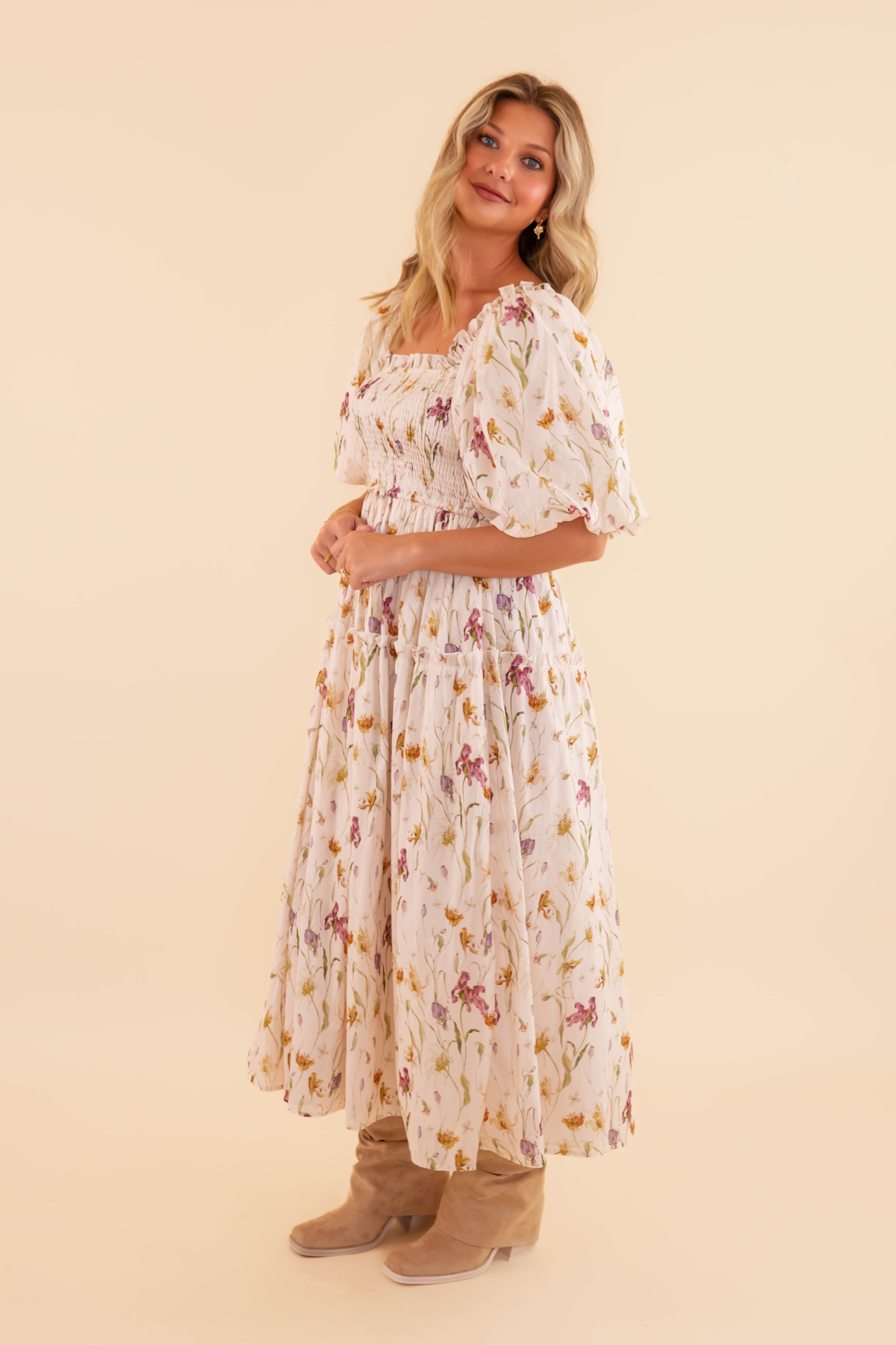 A Gentle Touch Midi Dress