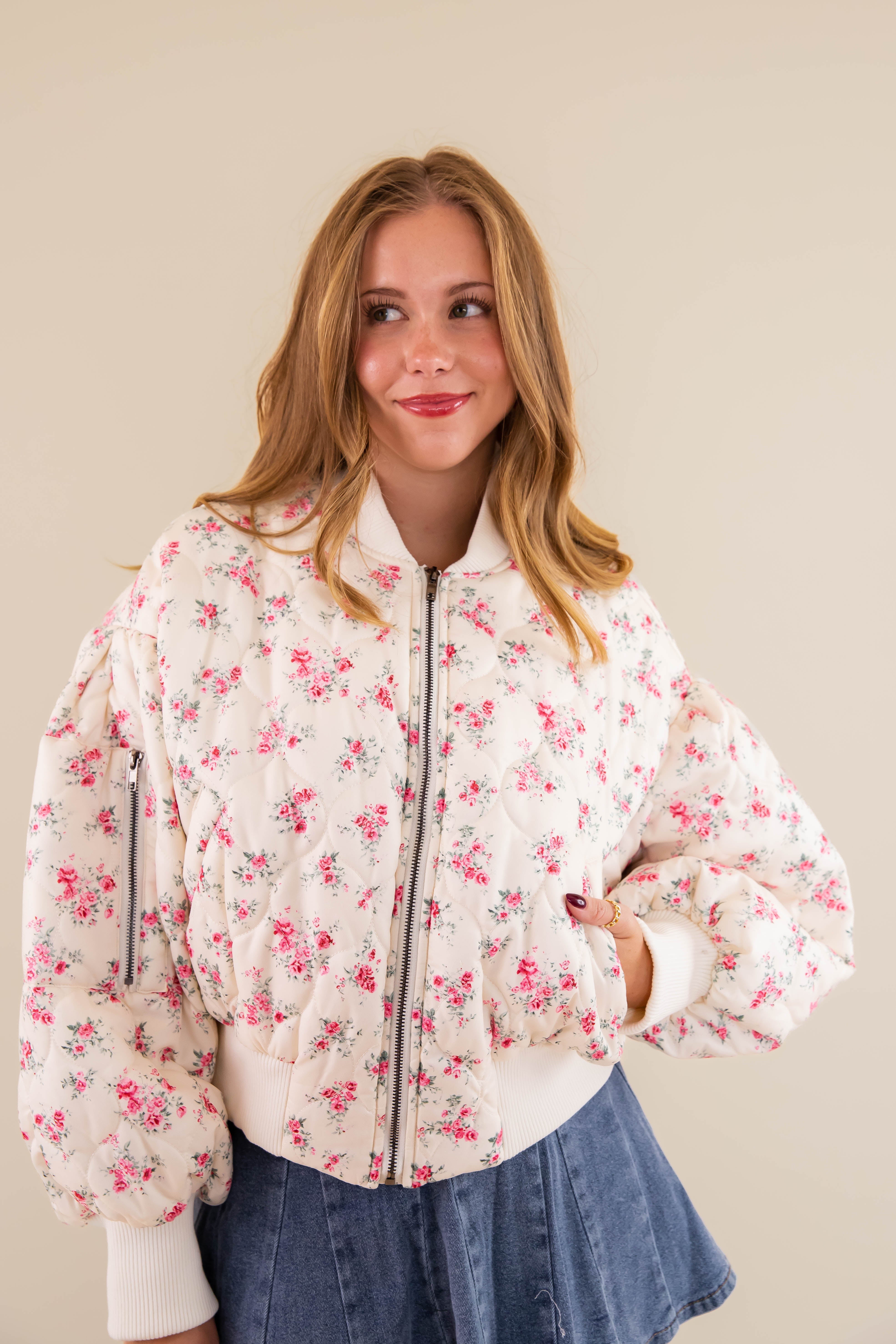 Thoughts of You Quilted Jacket