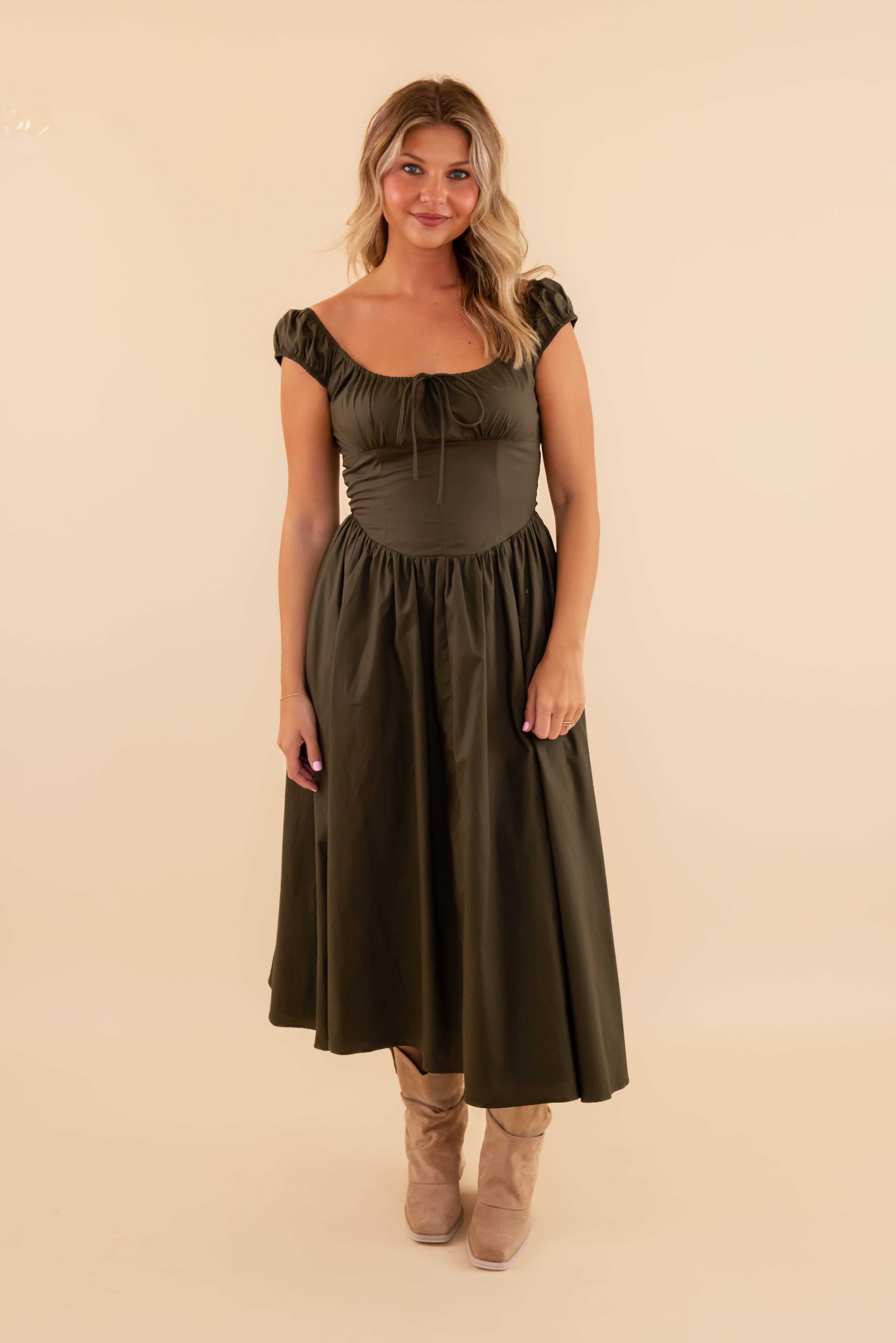 Give Me A Sign Midi Dress