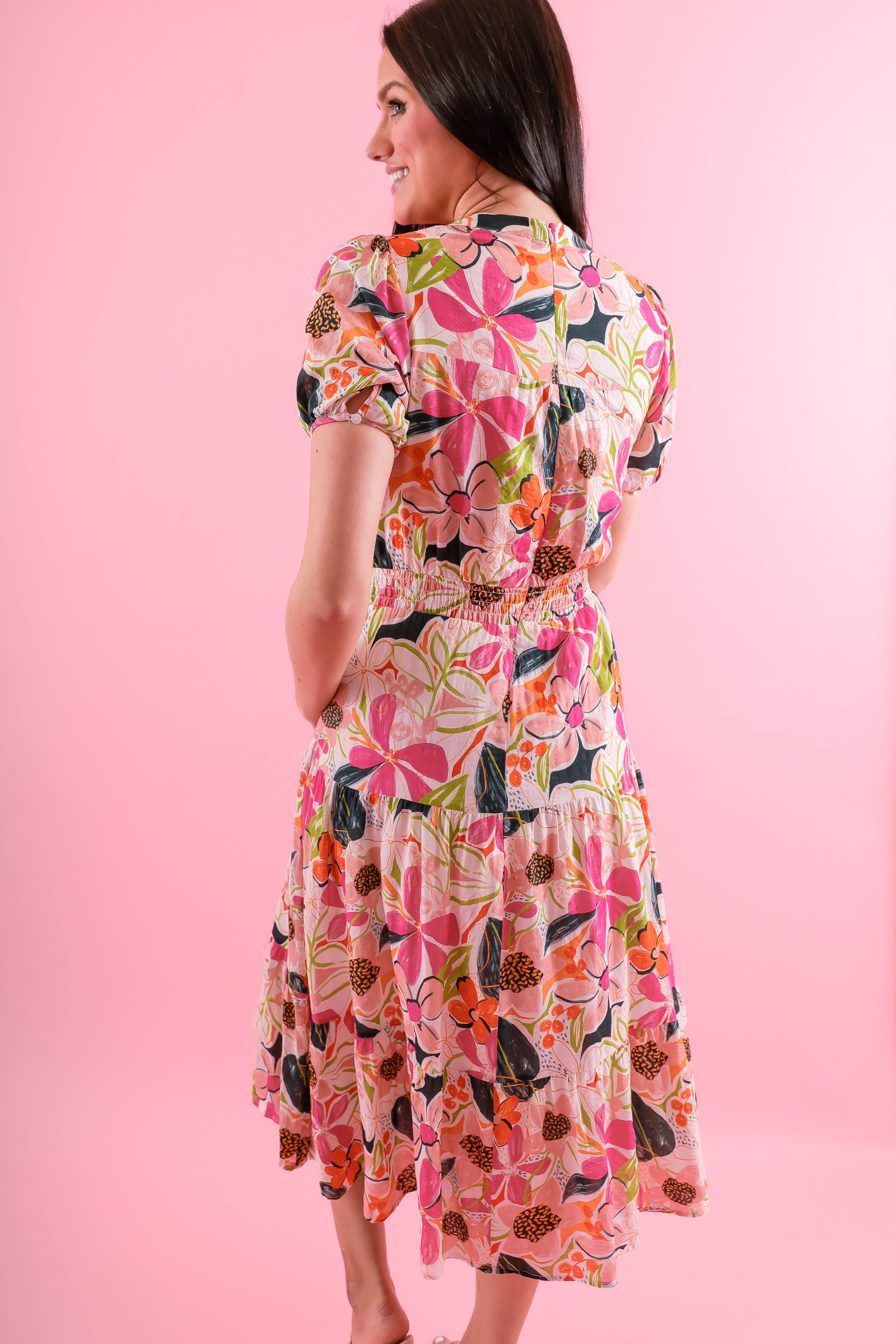 FINAL SALE: Cherish The Memory Midi Dress