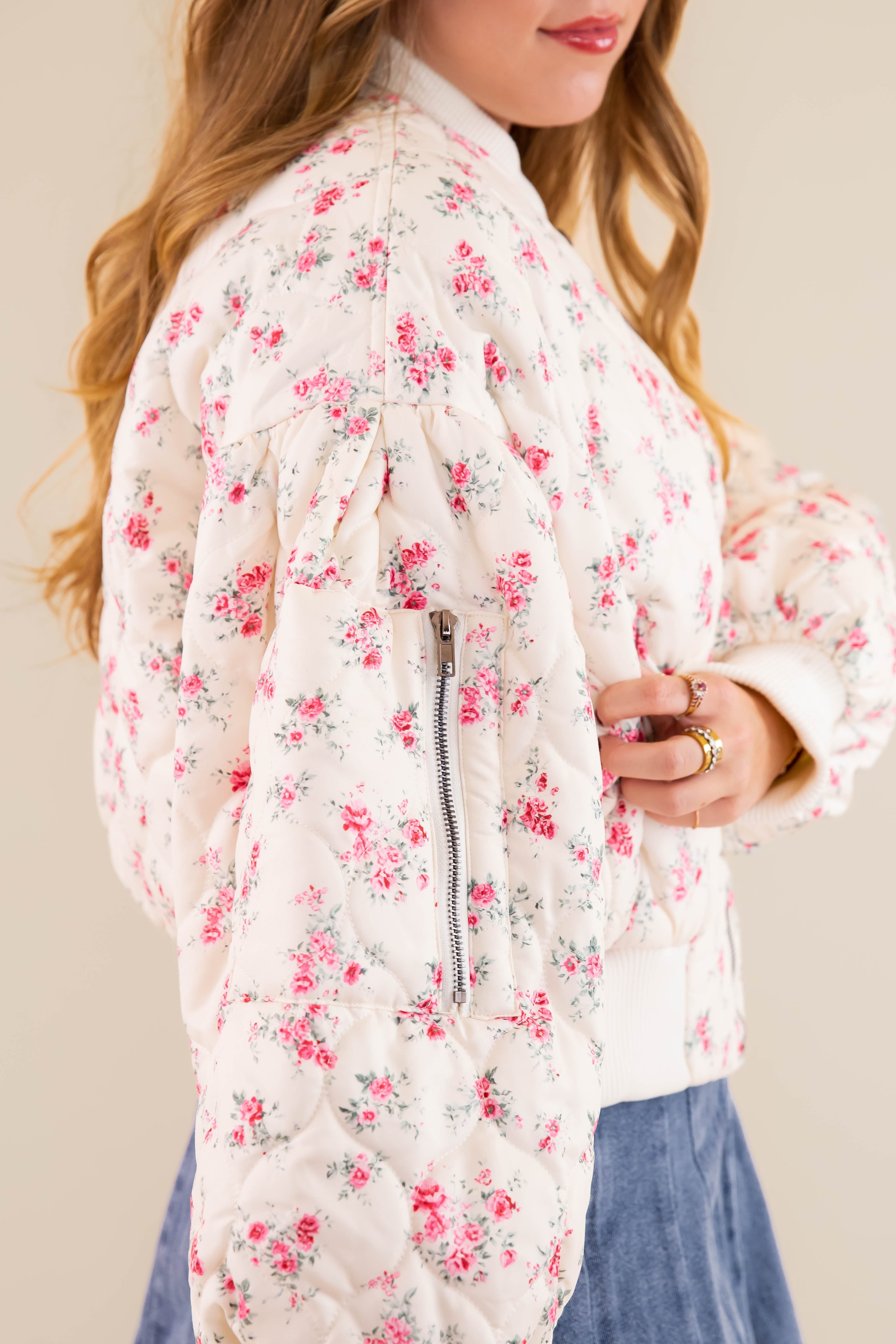 Thoughts of You Quilted Jacket