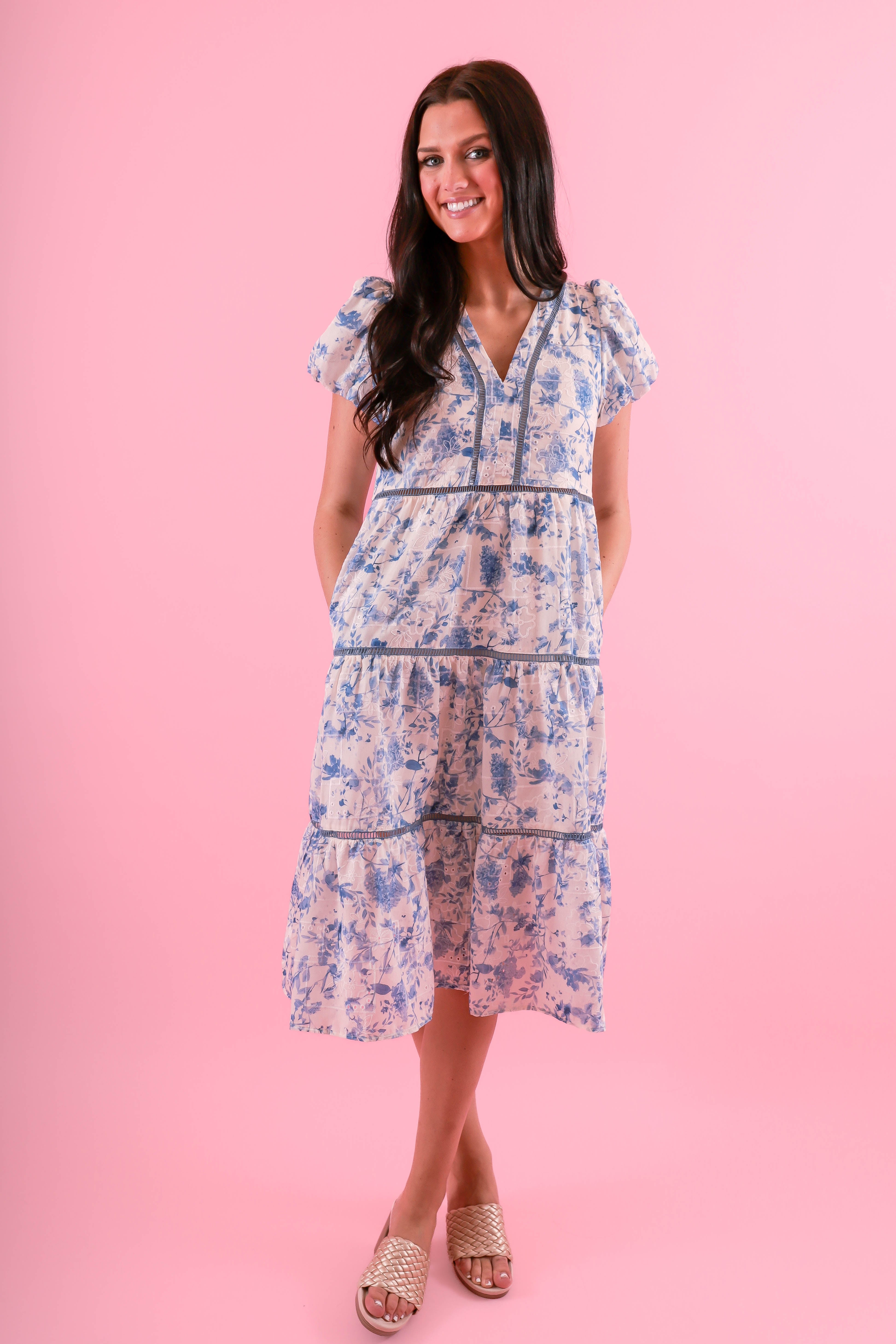 FINAL SALE: One More Day In Paradise Midi Dress
