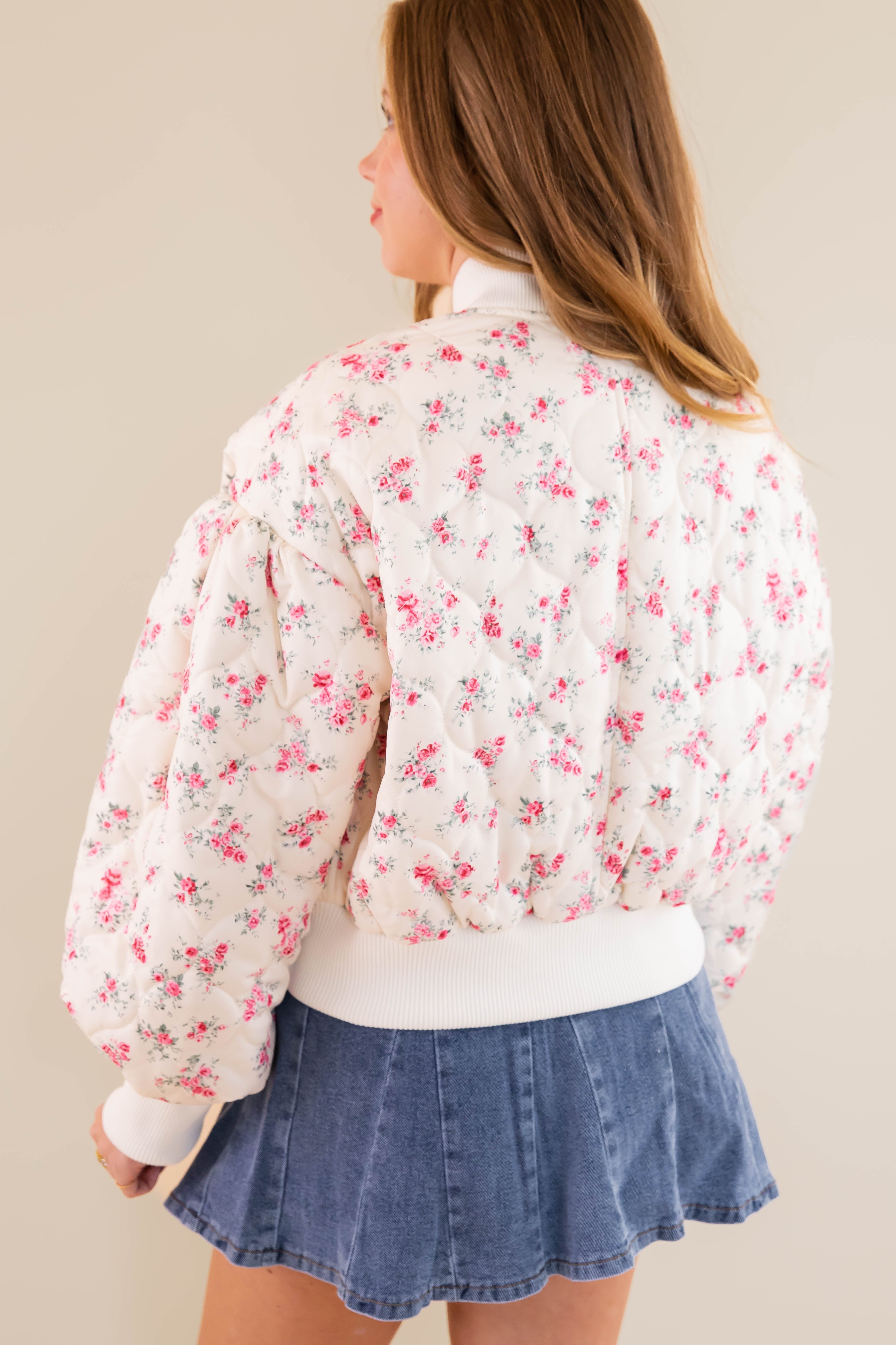 Thoughts of You Quilted Jacket