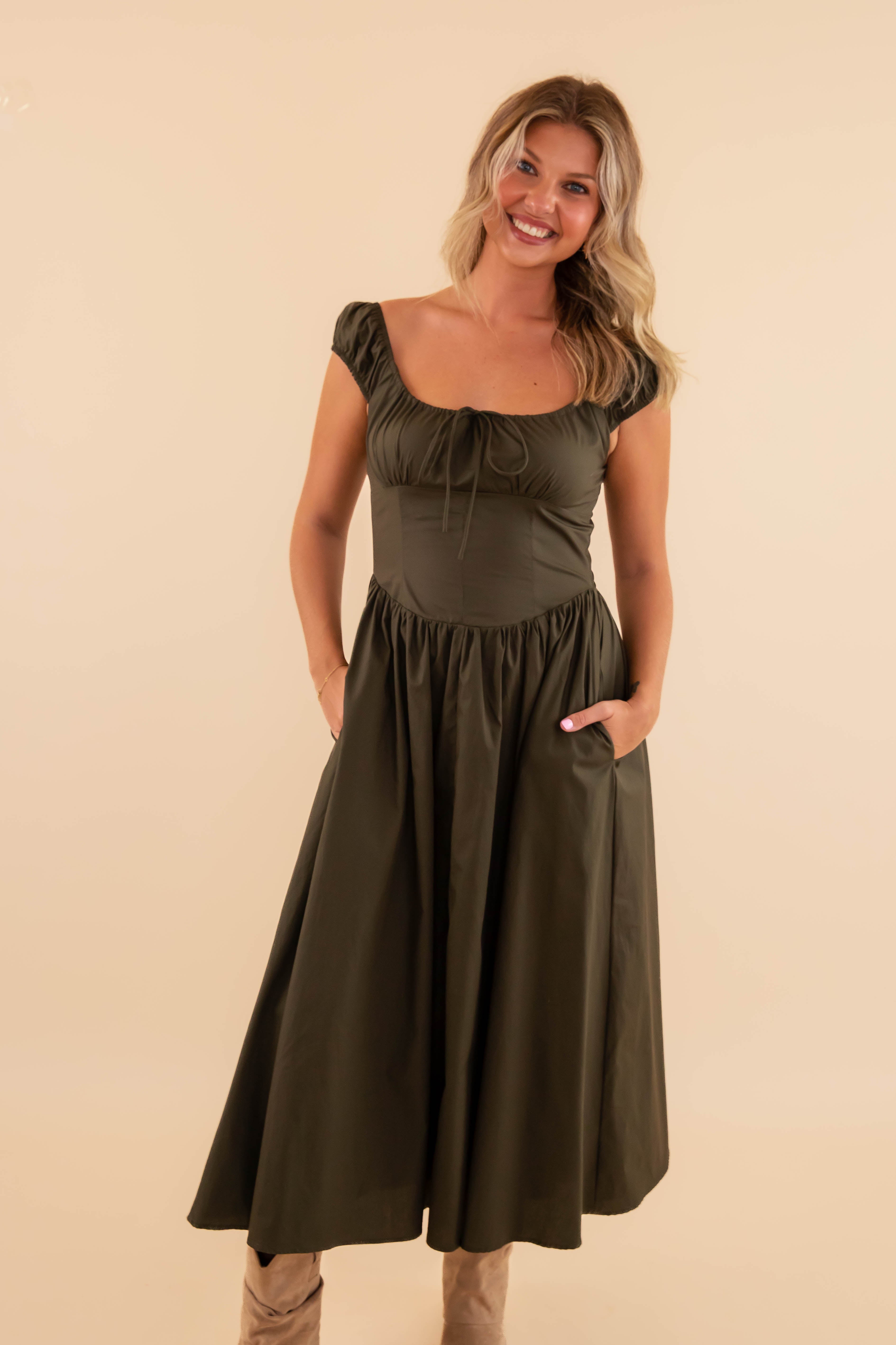 Give Me A Sign Midi Dress