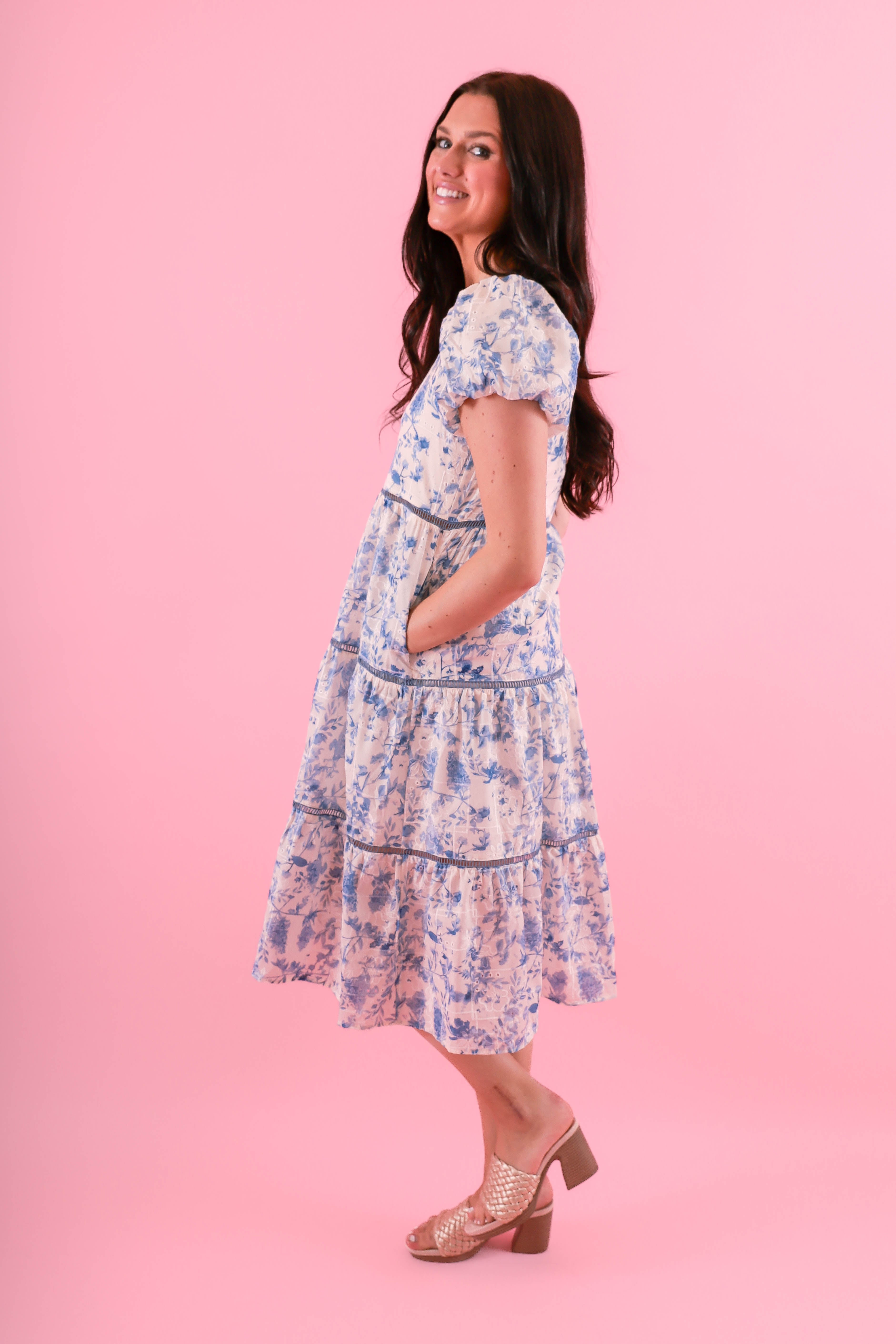 FINAL SALE: One More Day In Paradise Midi Dress