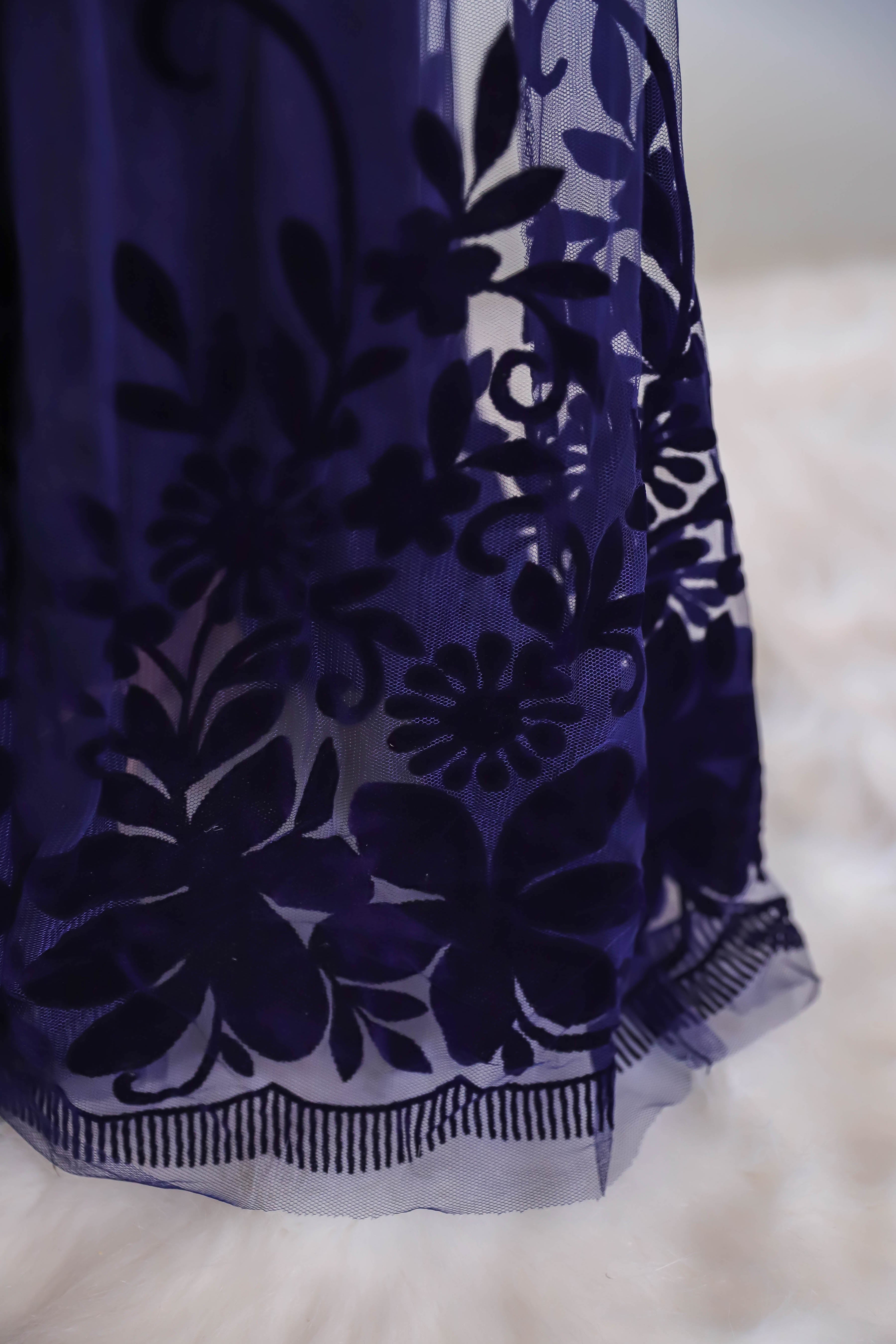 FINAL SALE: The Word Is Out Maxi Dress-Navy