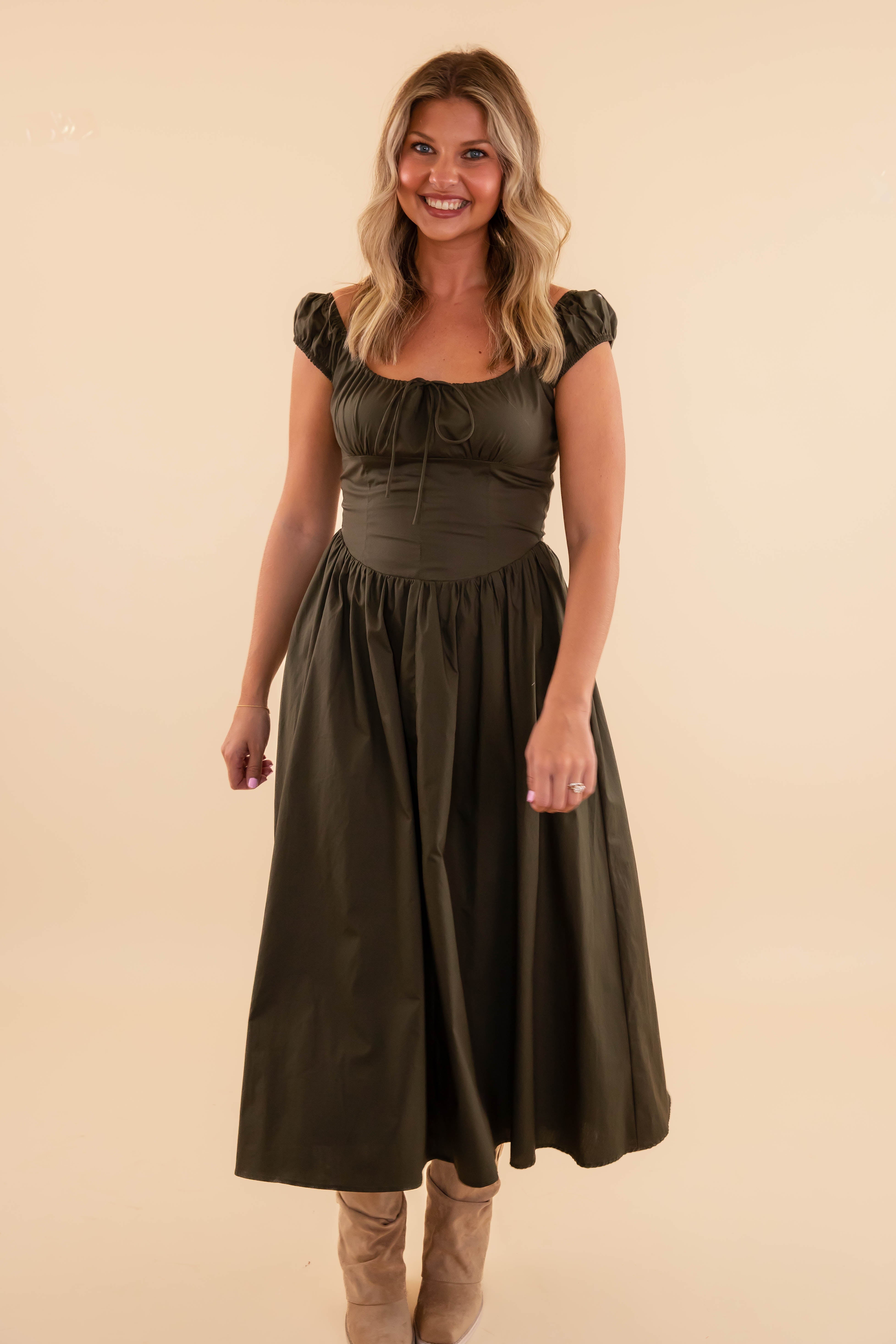 Give Me A Sign Midi Dress