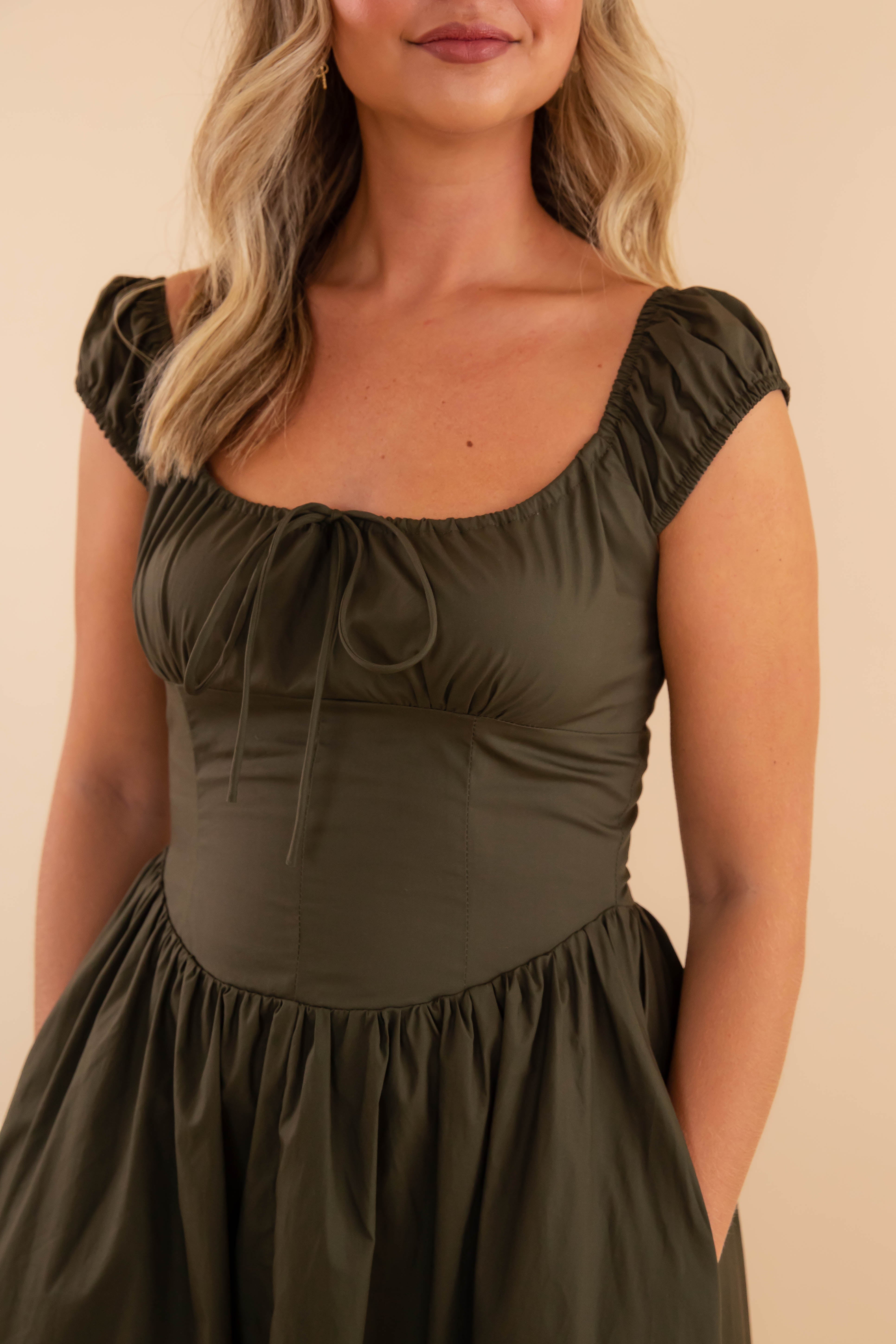 Give Me A Sign Midi Dress