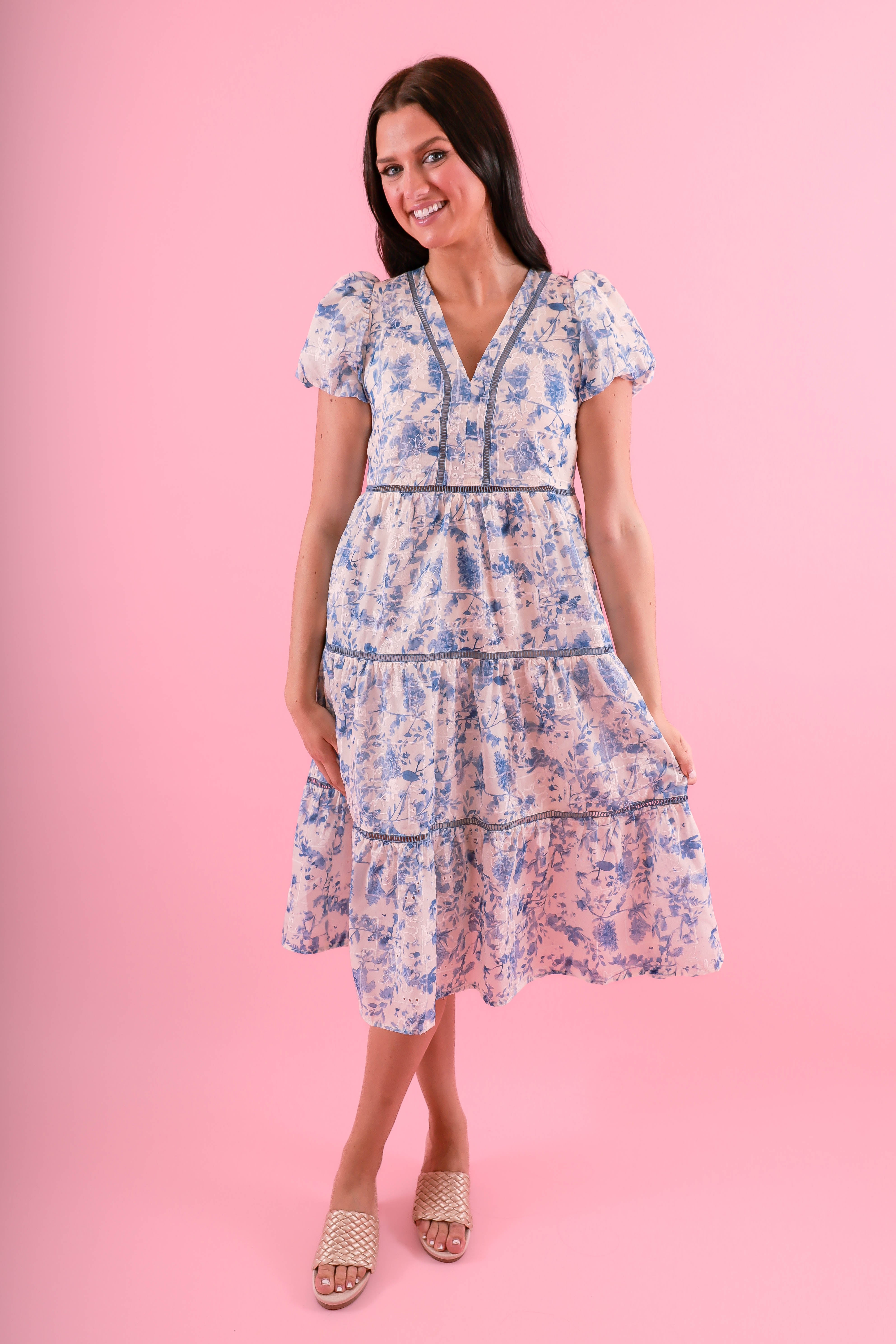 FINAL SALE: One More Day In Paradise Midi Dress