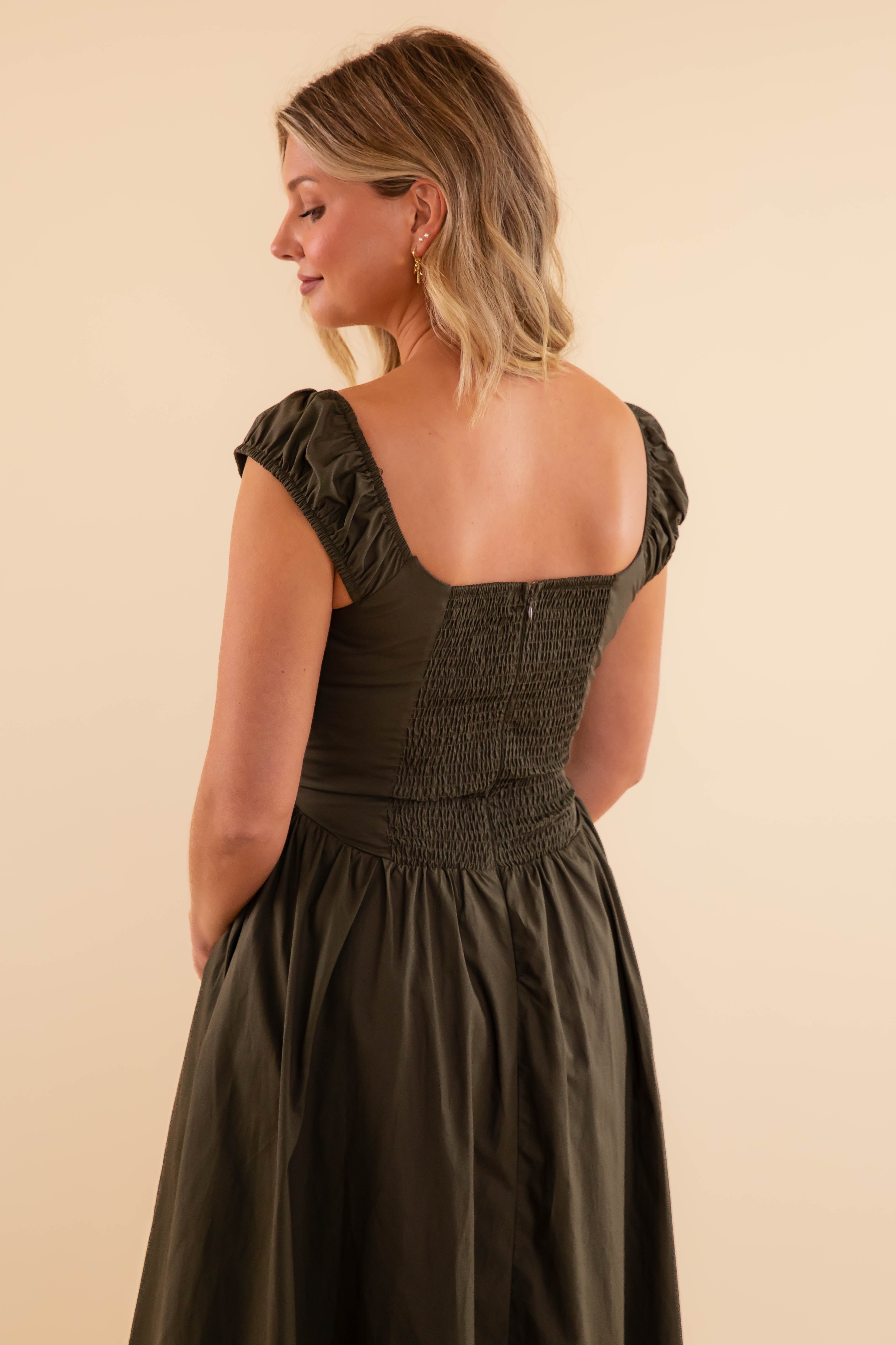 Give Me A Sign Midi Dress