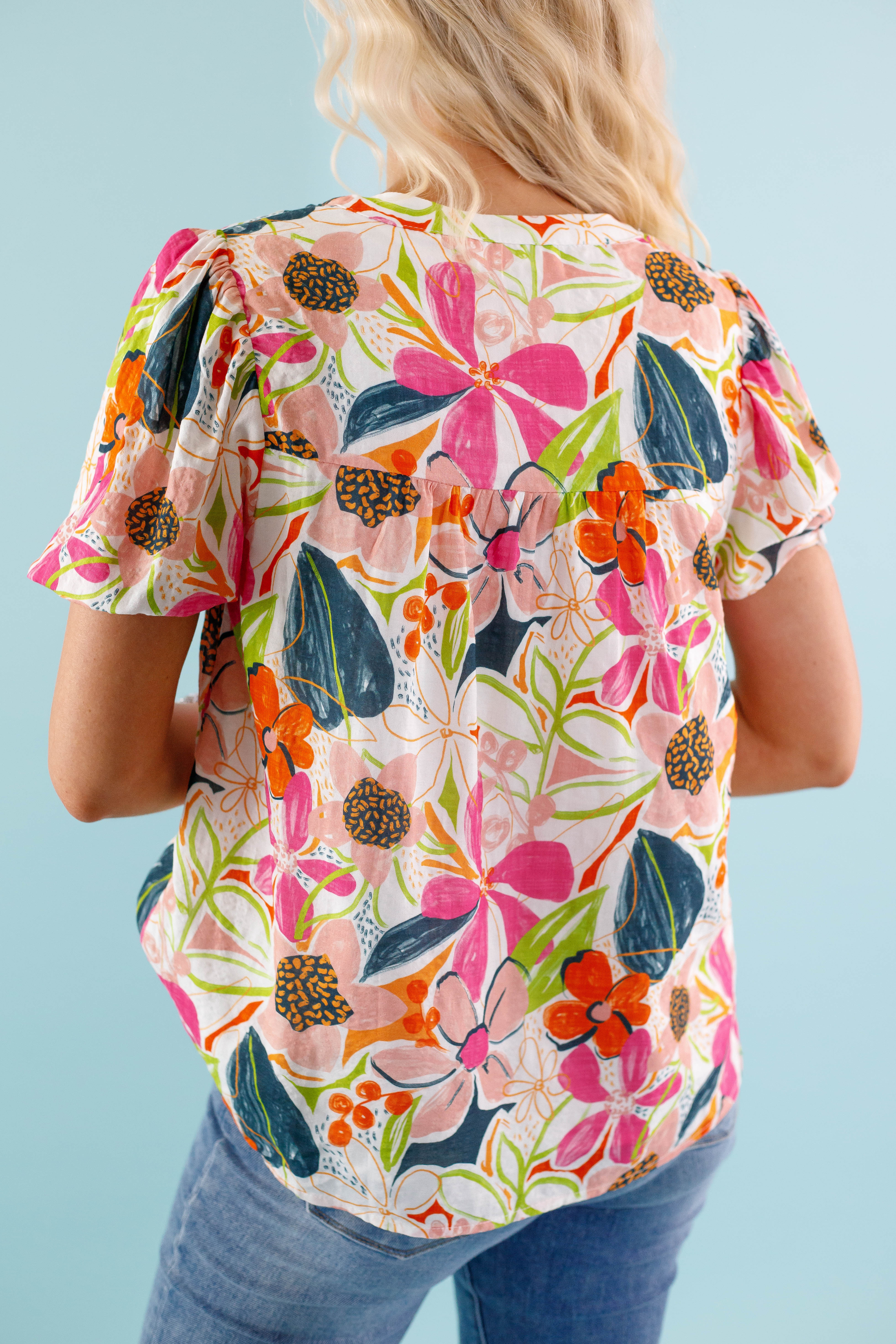 FINAL SALE: Jump Right In Blouse
