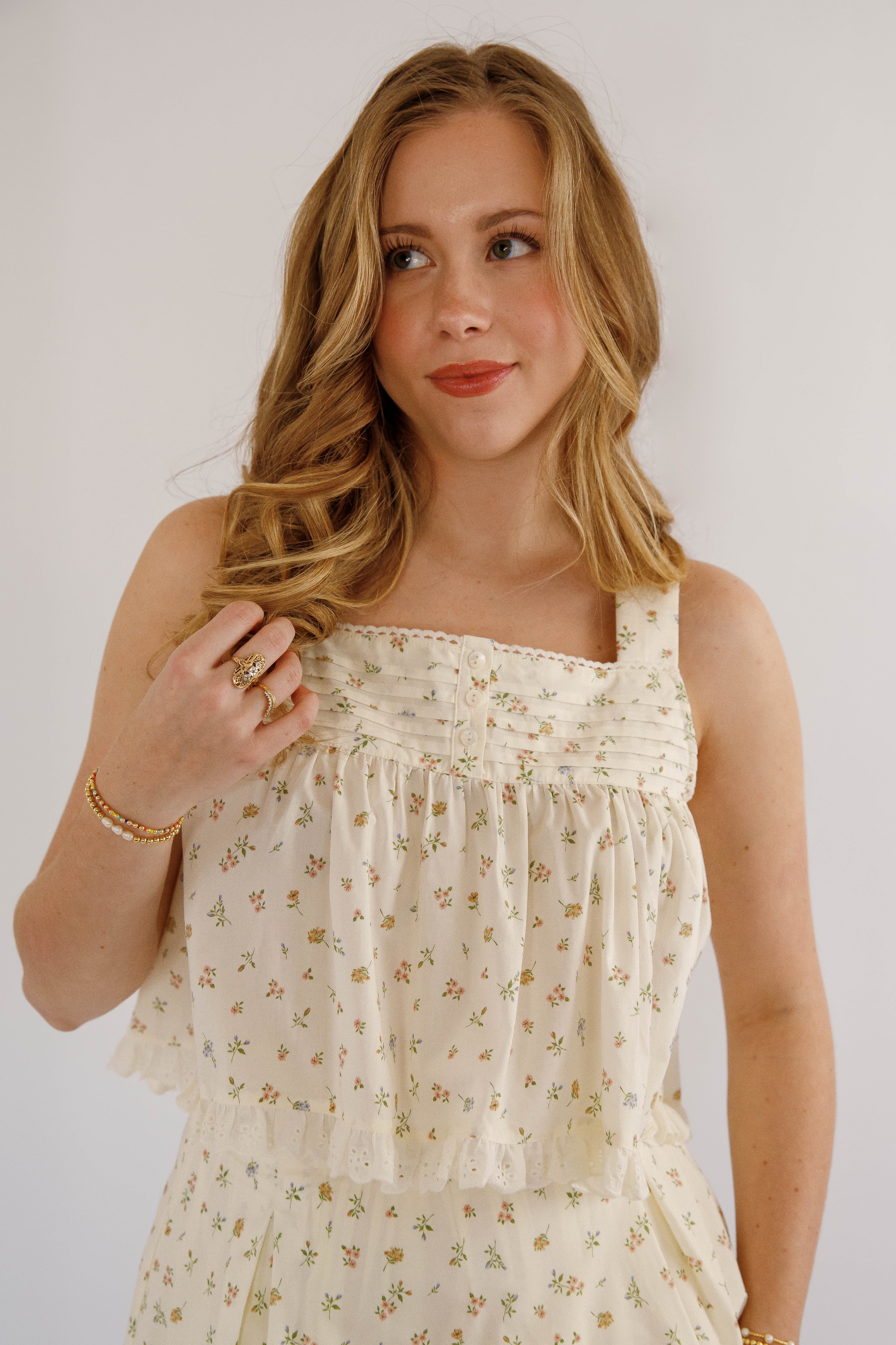 Tour of the Garden Crop Top
