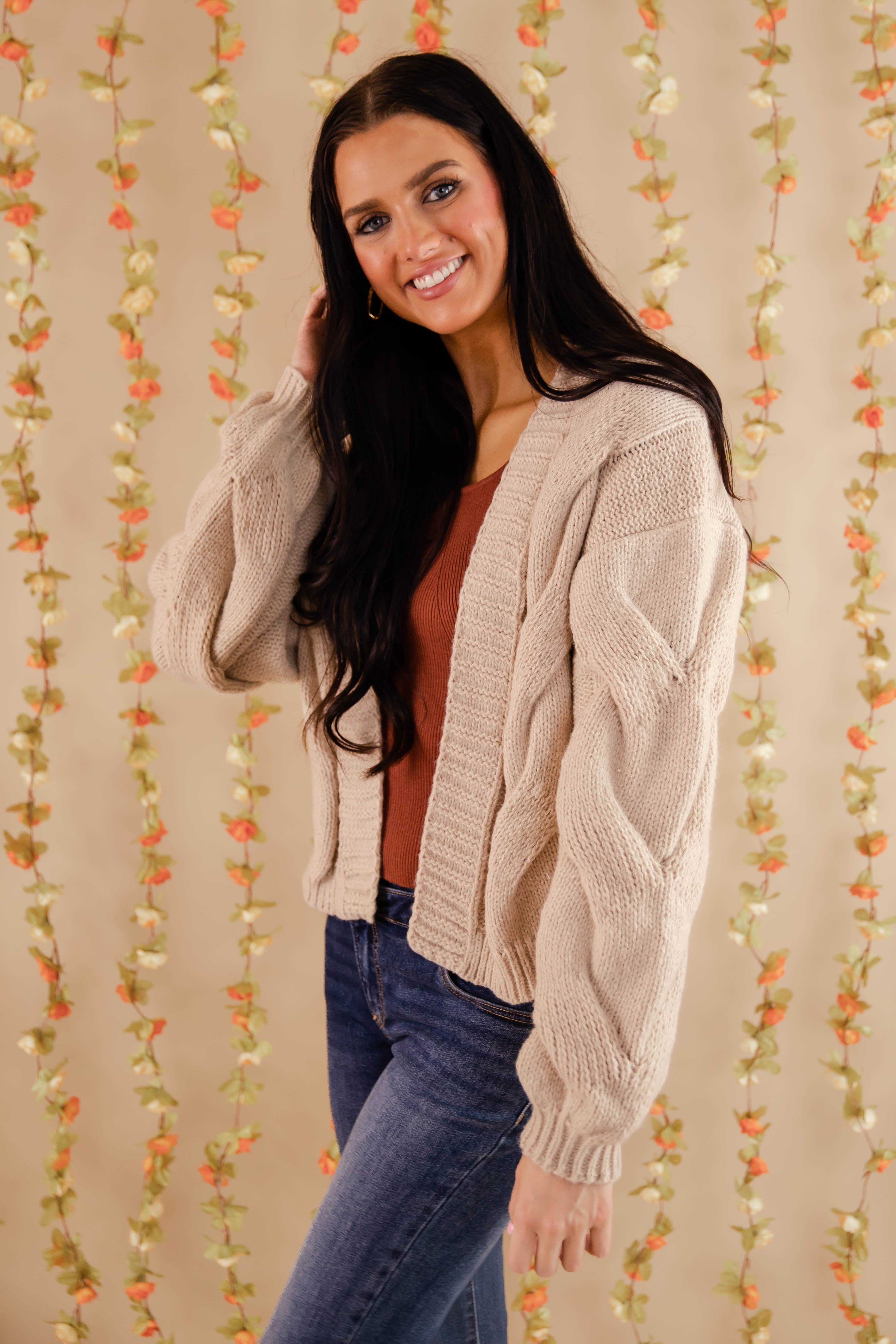 FINAL SALE: I Like It Here Cardigan