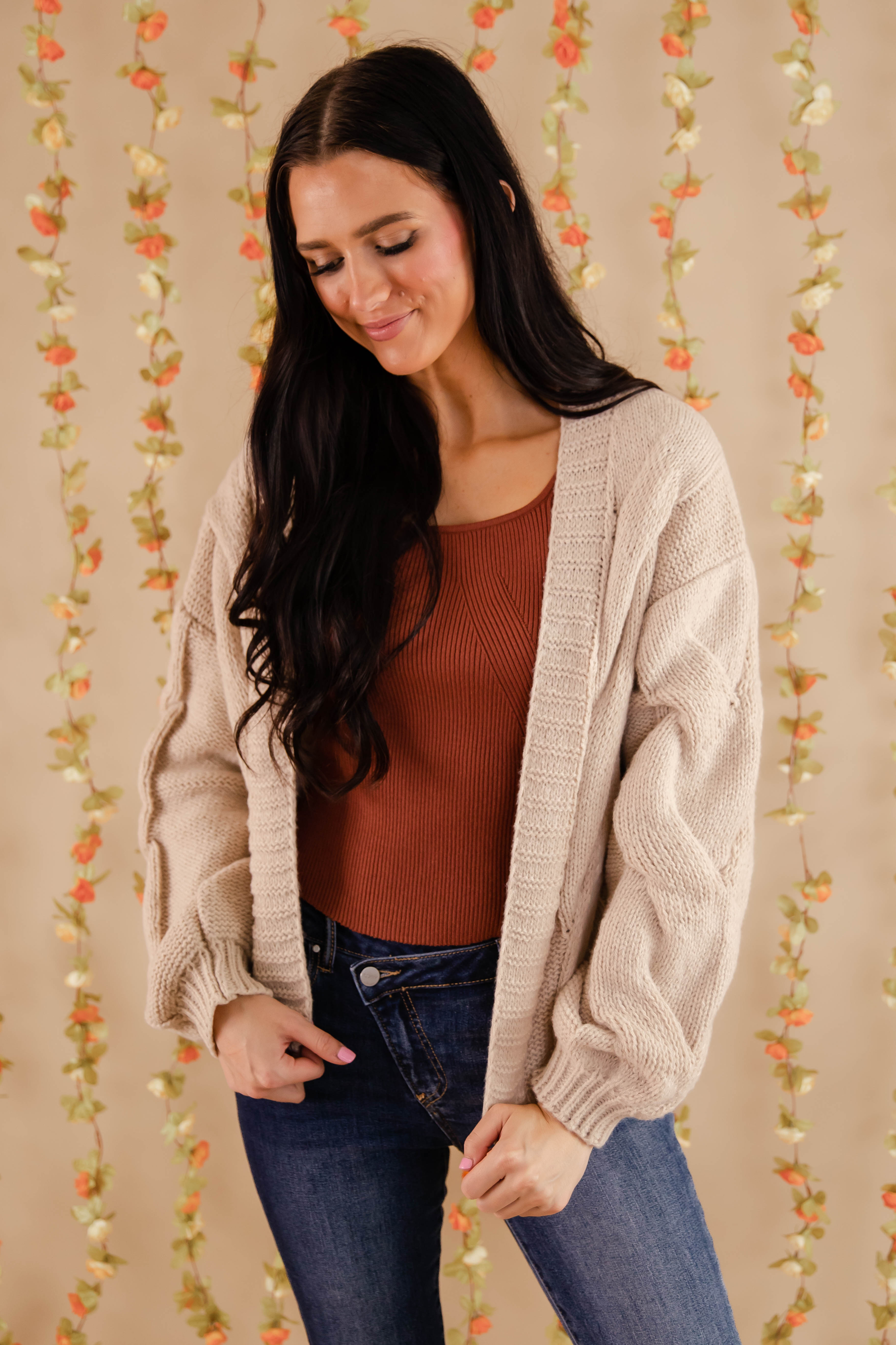 FINAL SALE: I Like It Here Cardigan
