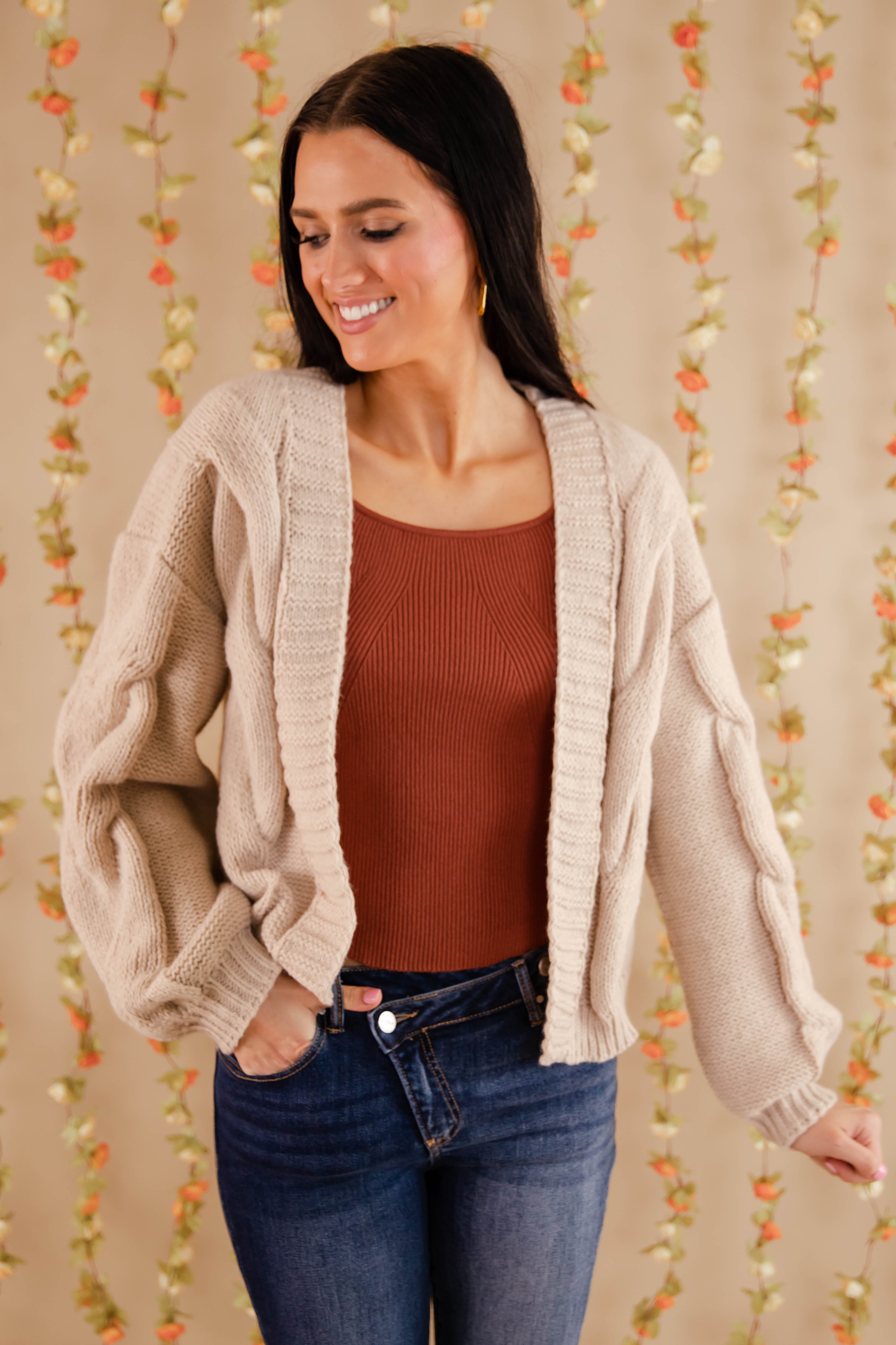 FINAL SALE: I Like It Here Cardigan