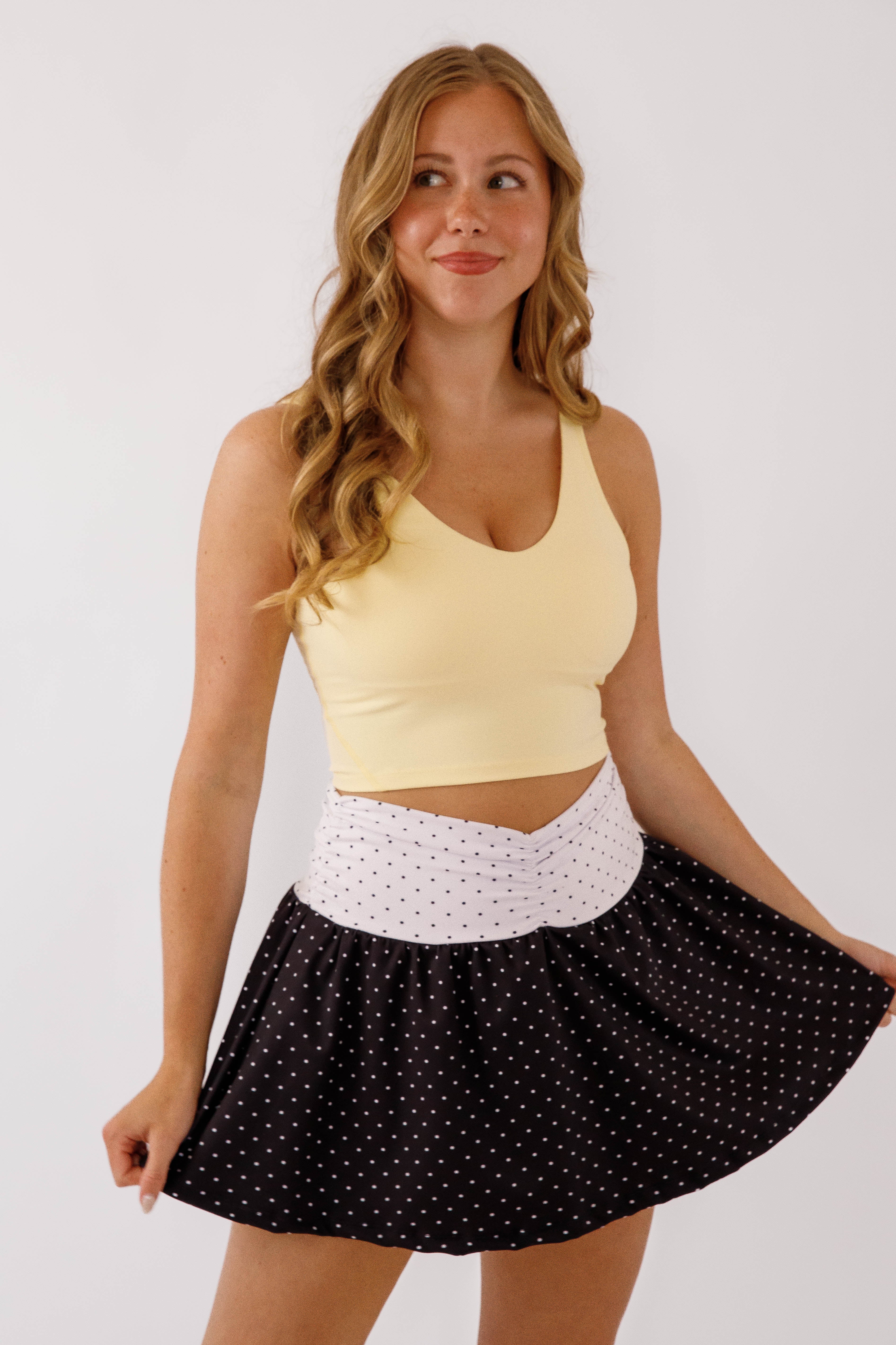 Accomplished All Mini Skort-Black