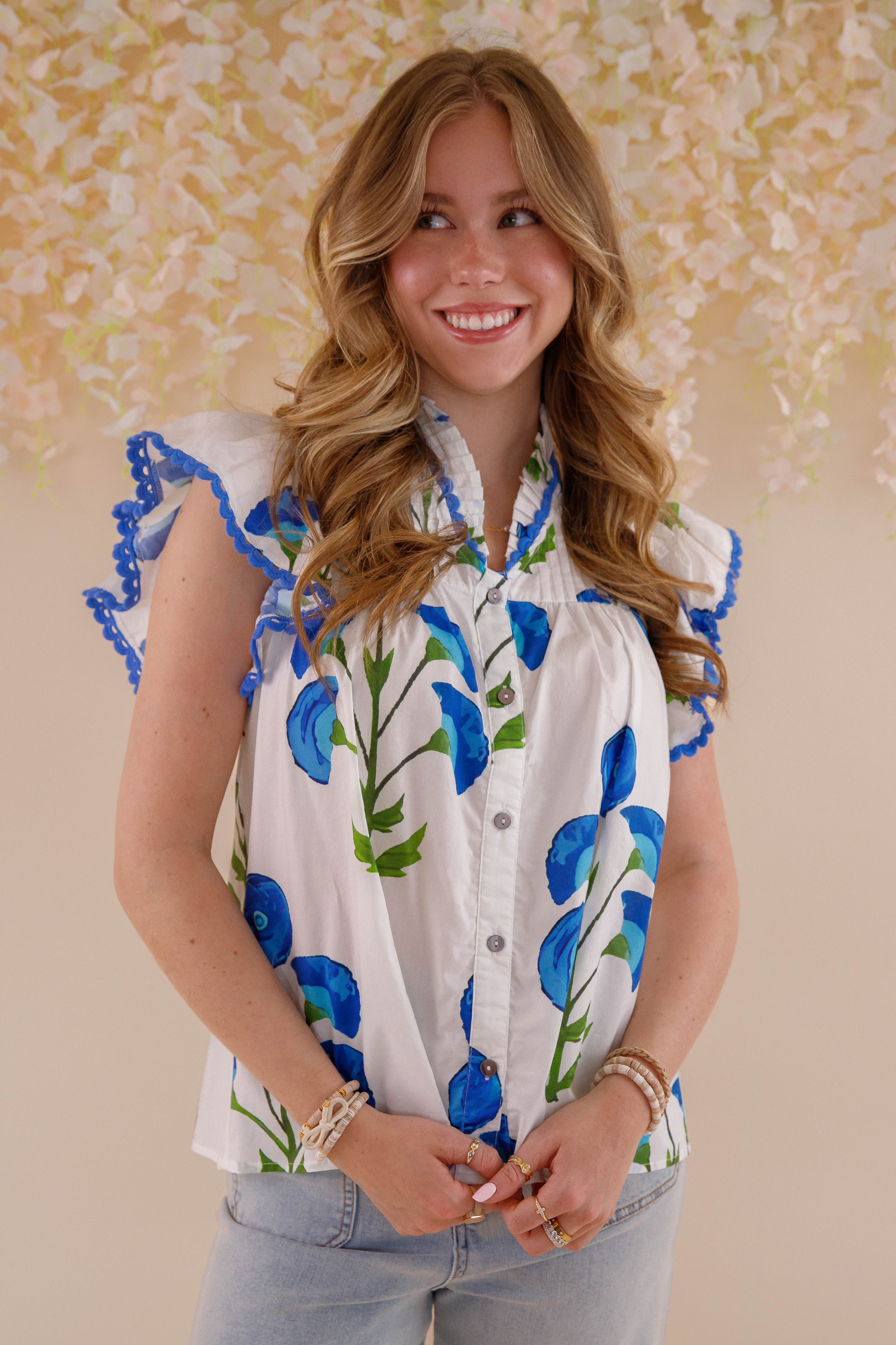 It's Been Done Blouse-White