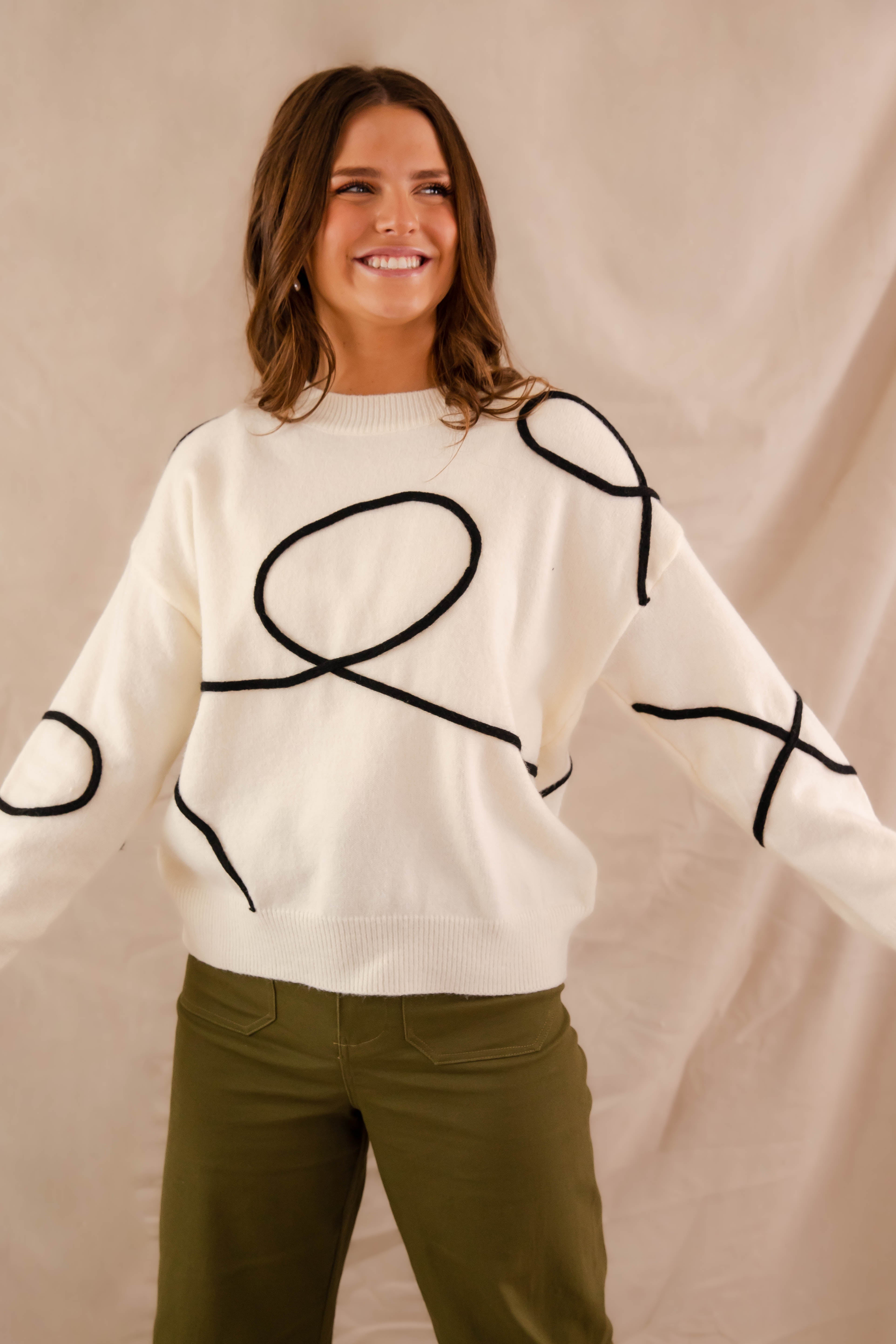 FINAL SALE: Back And Forth Sweater