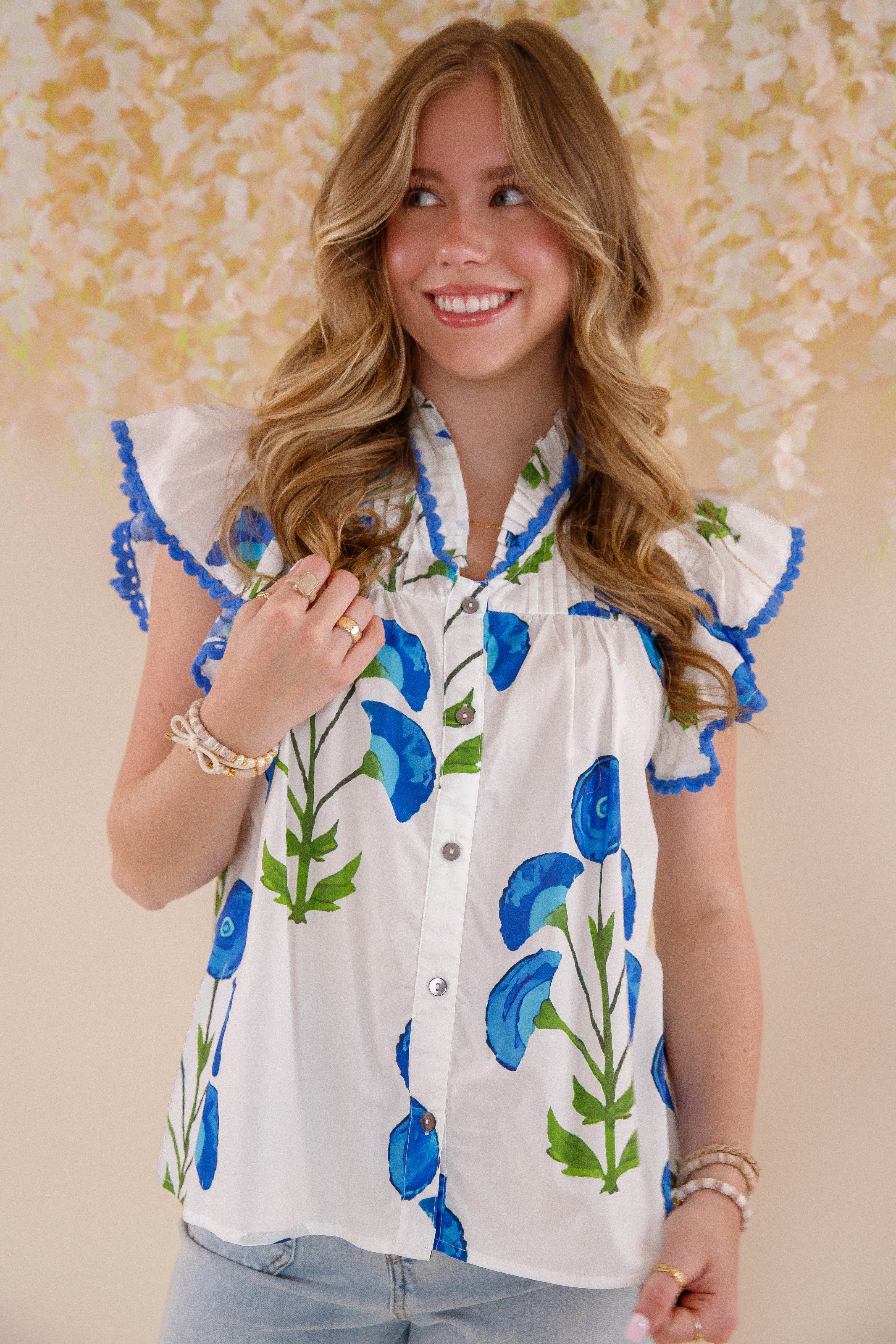 It's Been Done Blouse-White