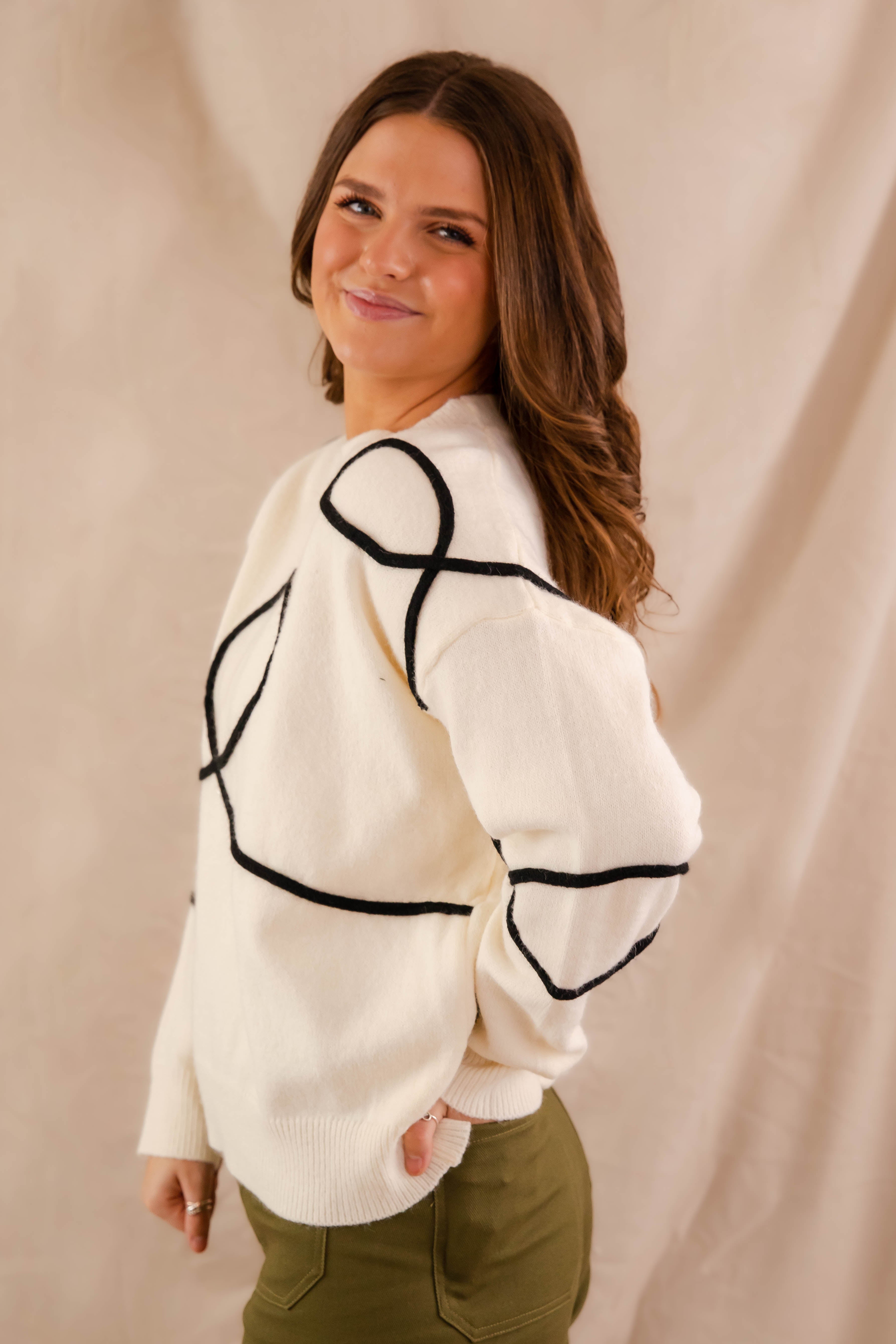 FINAL SALE: Back And Forth Sweater