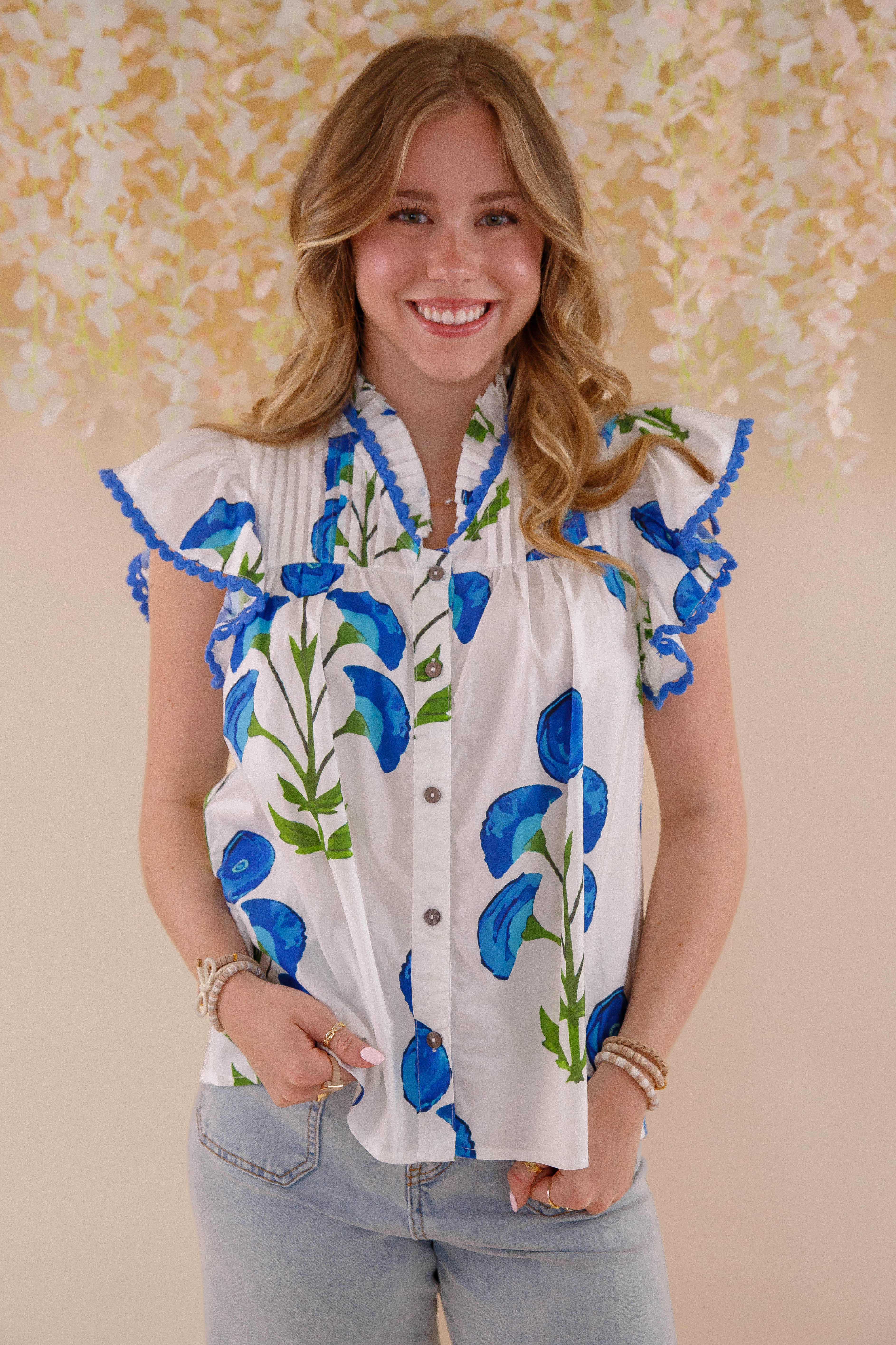 It's Been Done Blouse-White