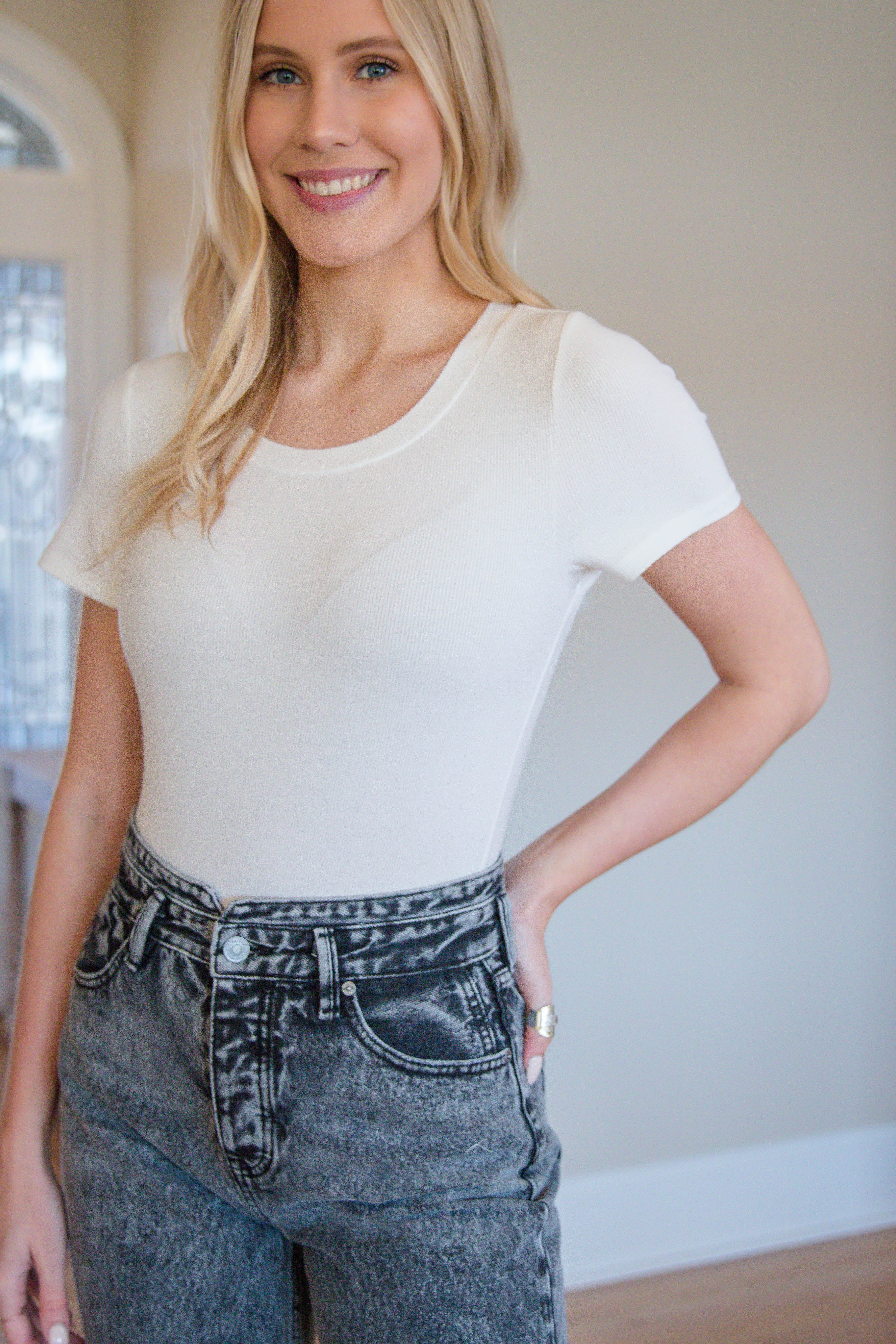 FINAL SALE: Want You To Know Bodysuit-White