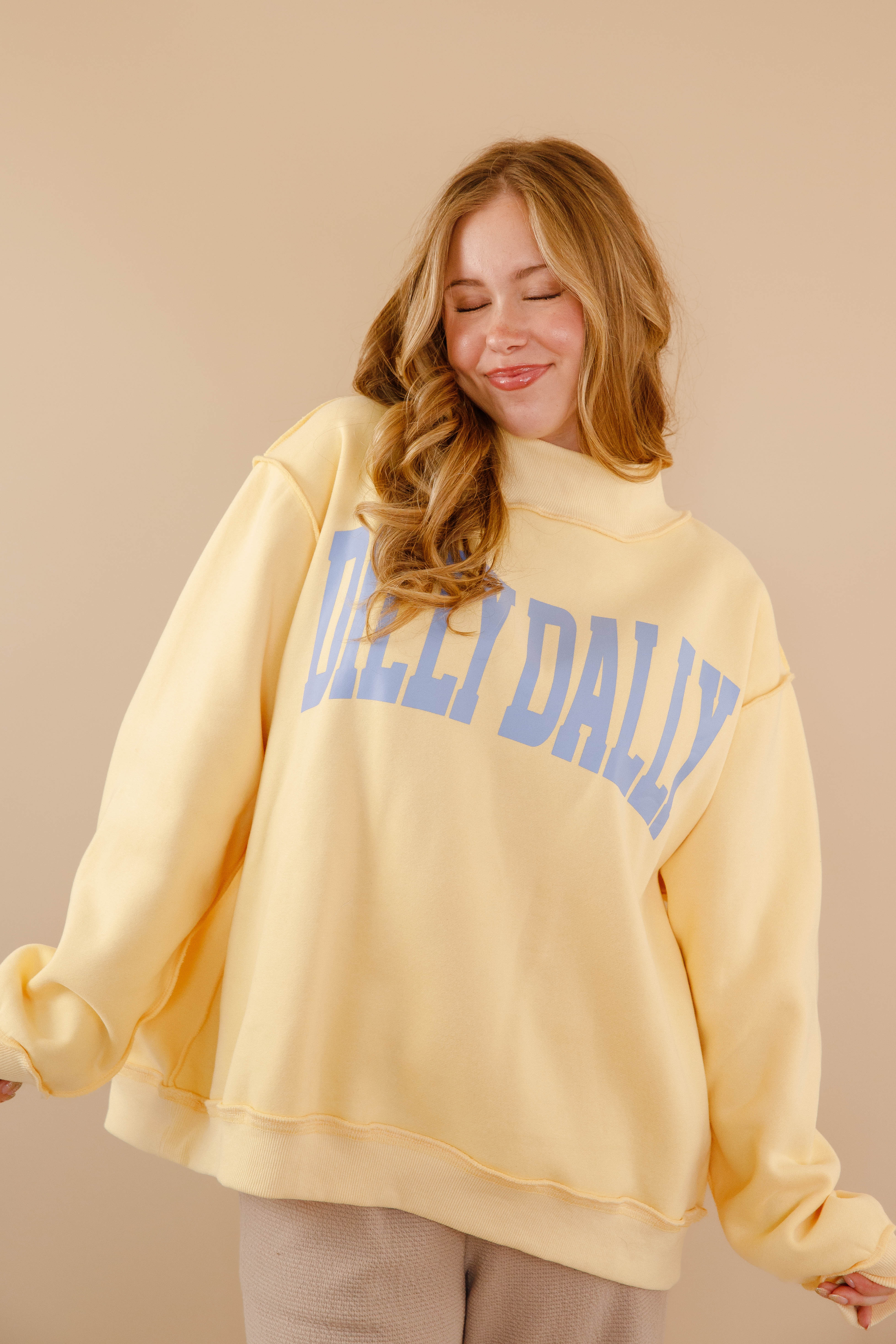RESTOCK: Dilly Dally Mockneck Pullover